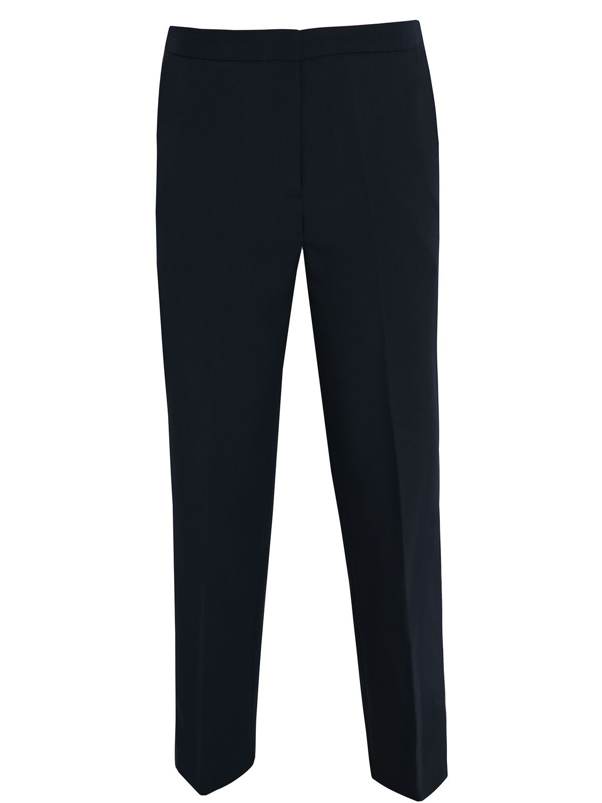 Dark blue trousers conical high waisted lateral pockets 4 - StarShinerS.com