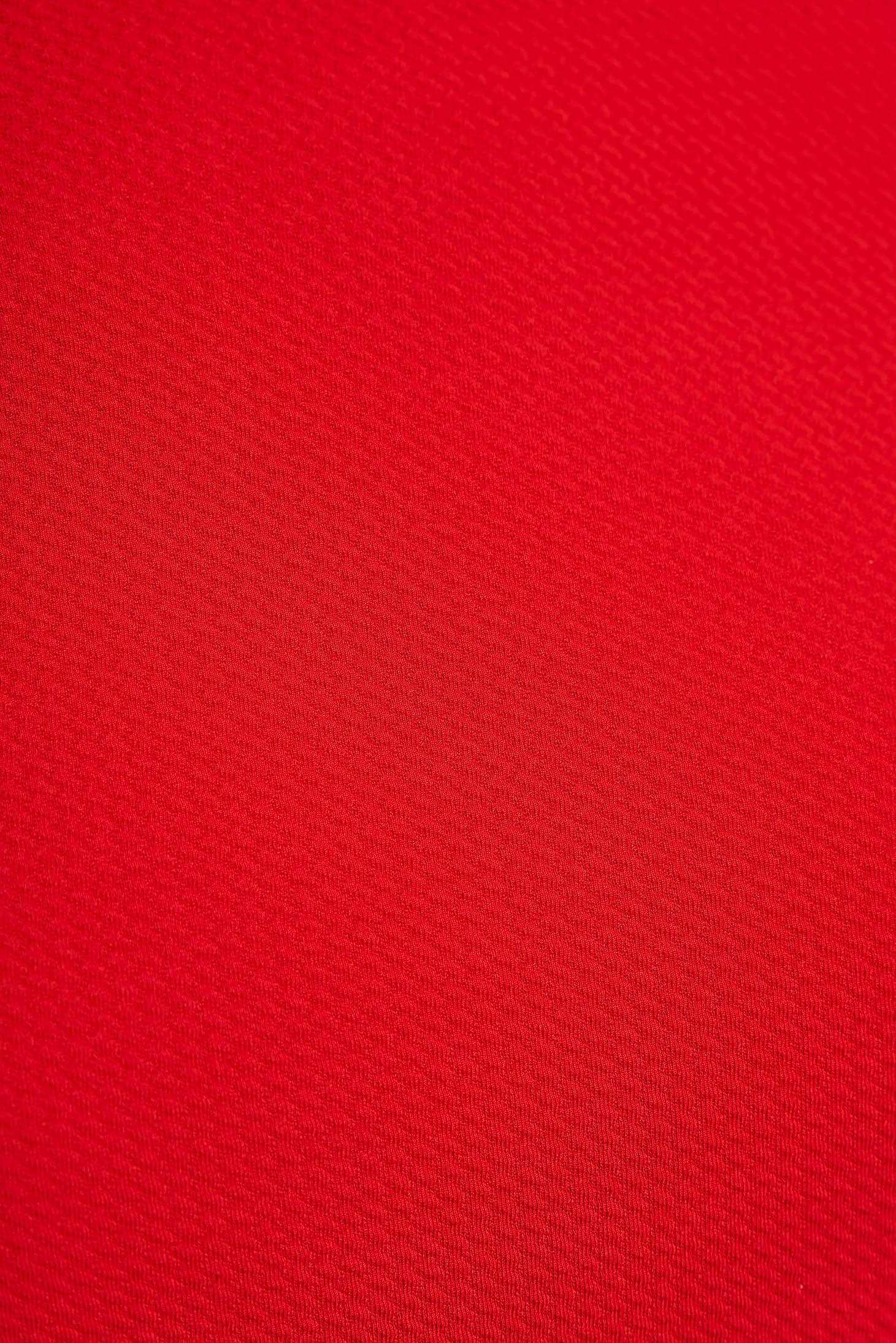 Piros rövid harang krepp ruha kerekített dekoltázssal - StarShinerS 5 - StarShinerS.hu