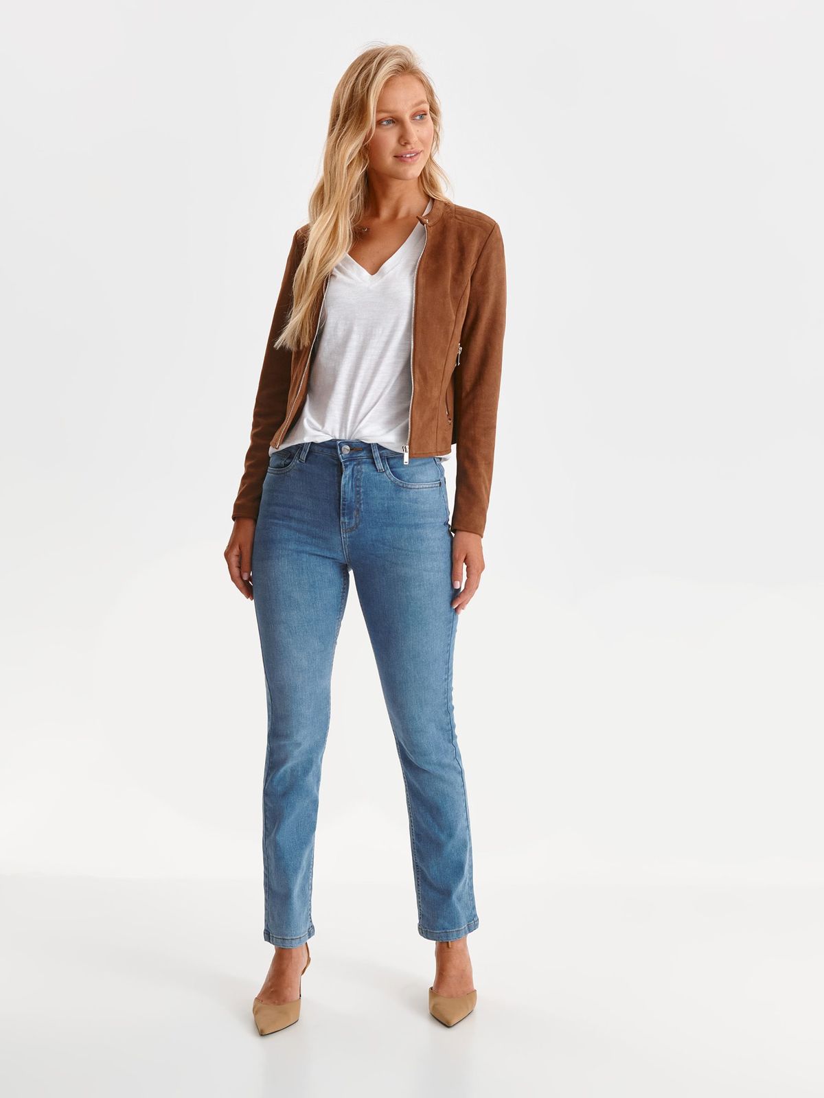 Blue jeans skinny jeans with pockets 2 - StarShinerS.com