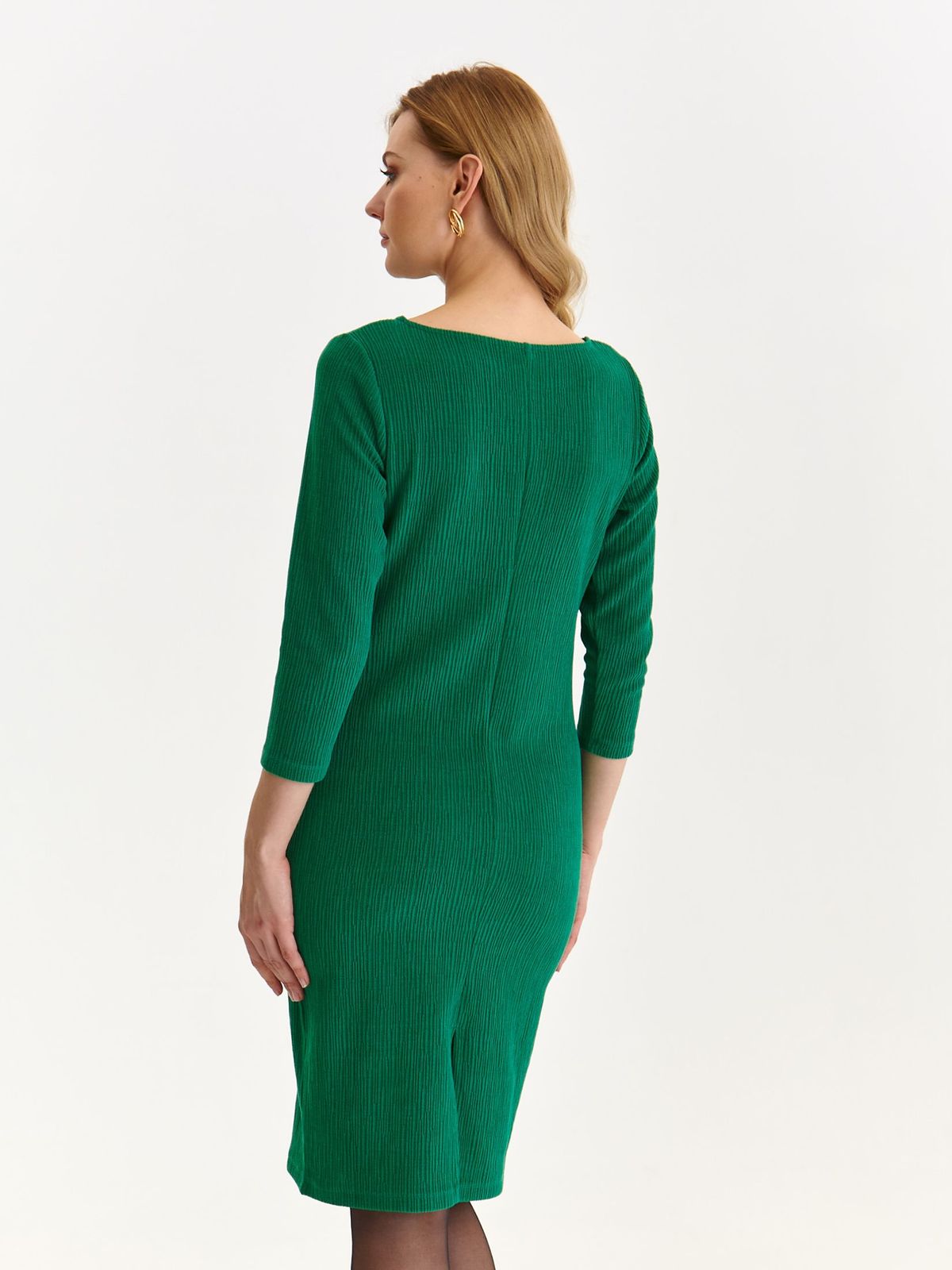 Zöld ceruza ruha, térdigérő 3 - StarShinerS.hu