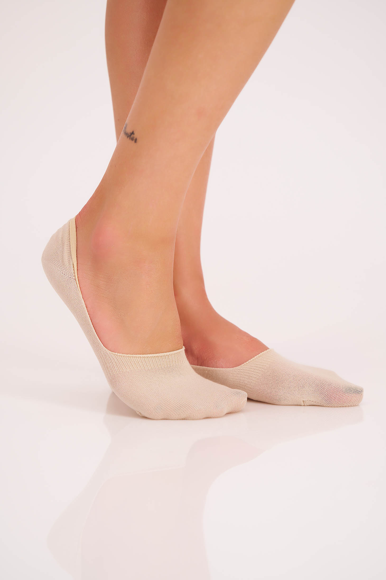 Harisnya & zokni bézs pamutból készült 4 - StarShinerS.hu