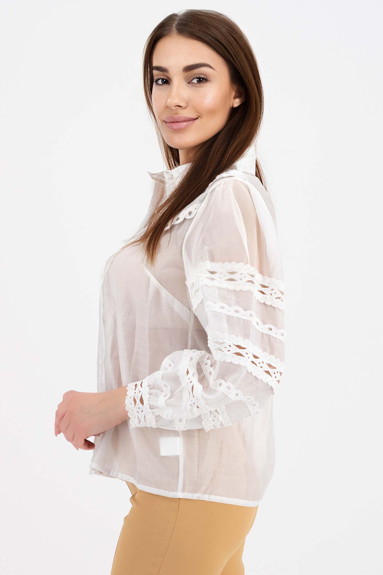 Fehér bő szabású női ing 2 - StarShinerS.hu