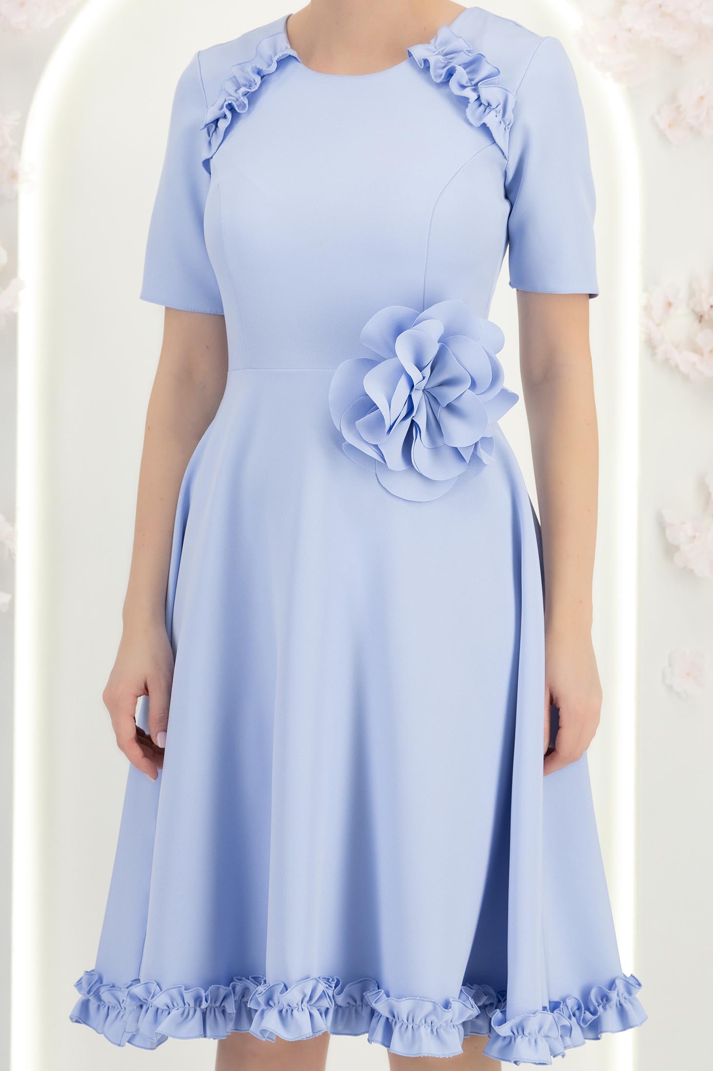 StarShinerS světle modrá příslušenství elastická látka 3 - StarShinerS.cz