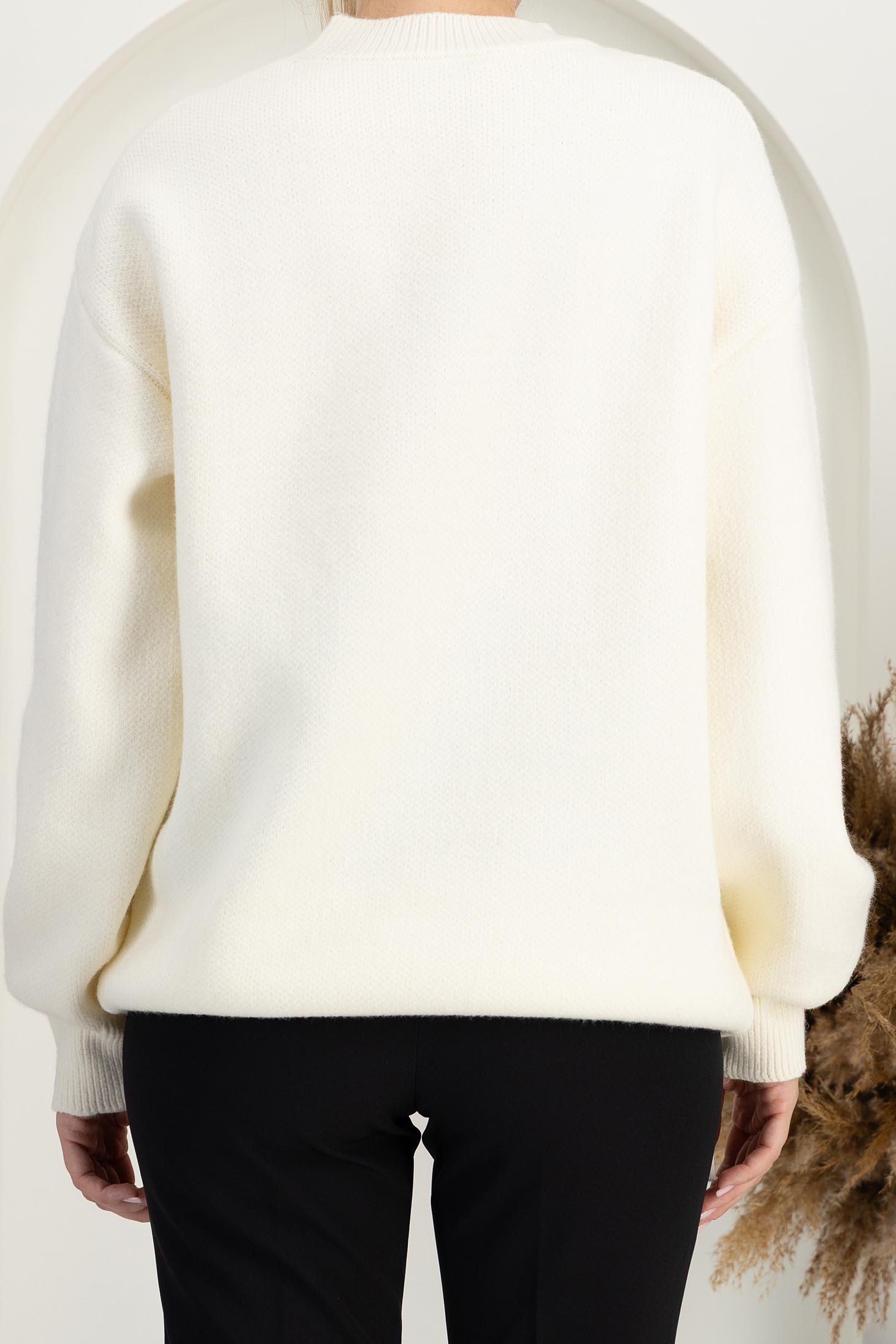 Ivory damski džemperi pletenje širok 5 - StarShinerS.hr