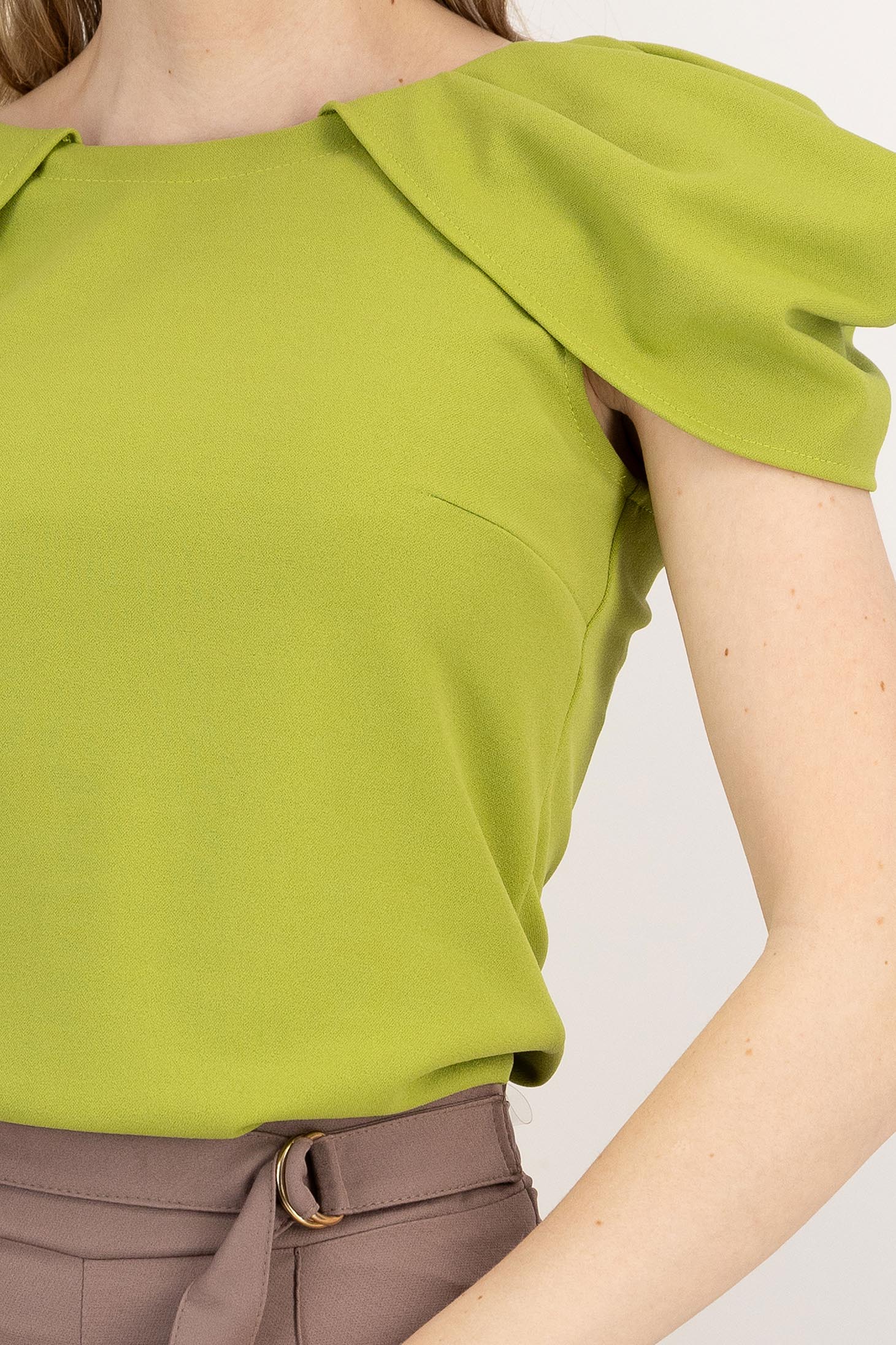 StarShinerS limeta zelena damski top krep lijevanim 7 - StarShinerS.hr