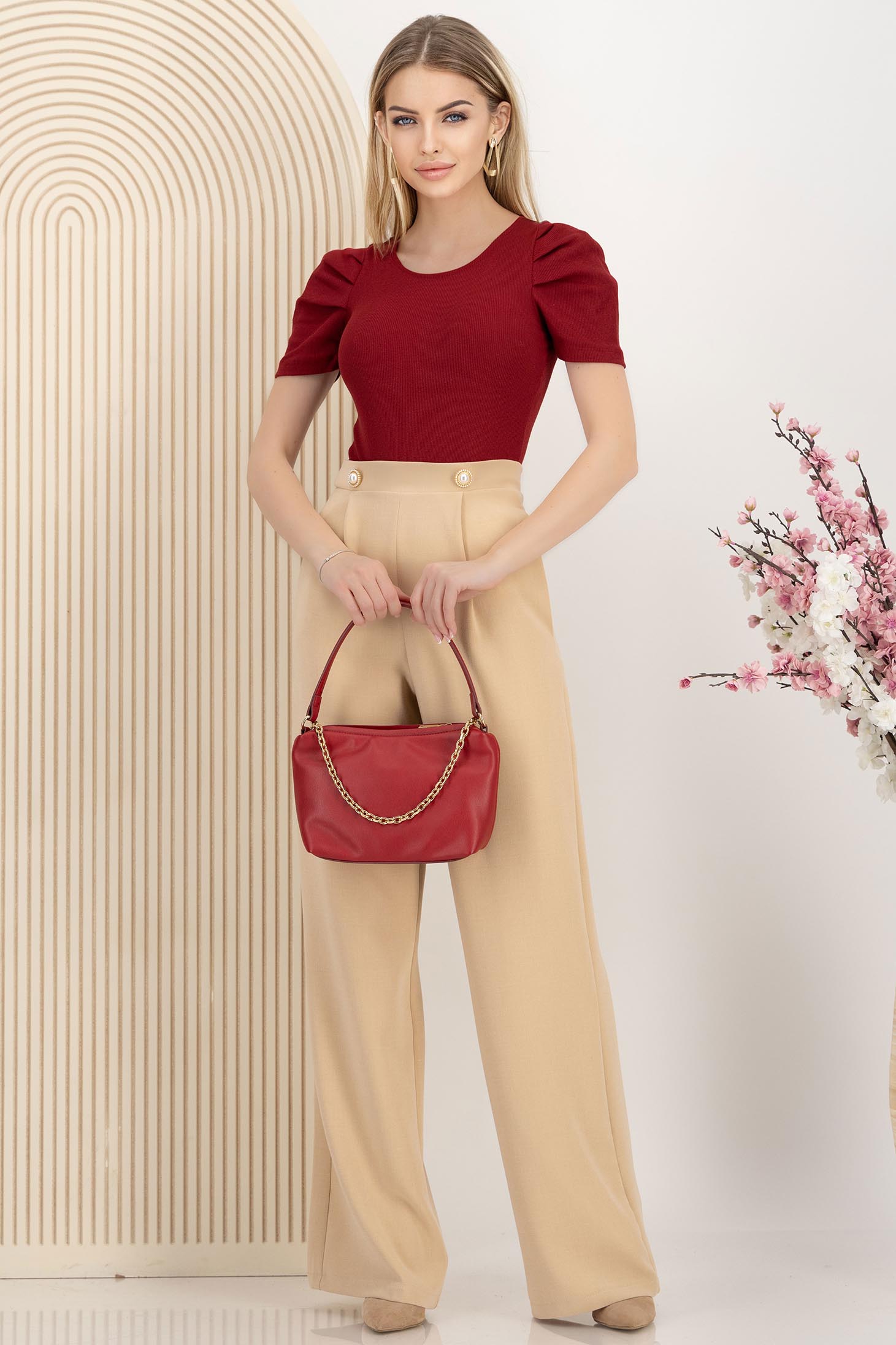 Burgundy body pamut szűk szabású 3 - StarShinerS.hu