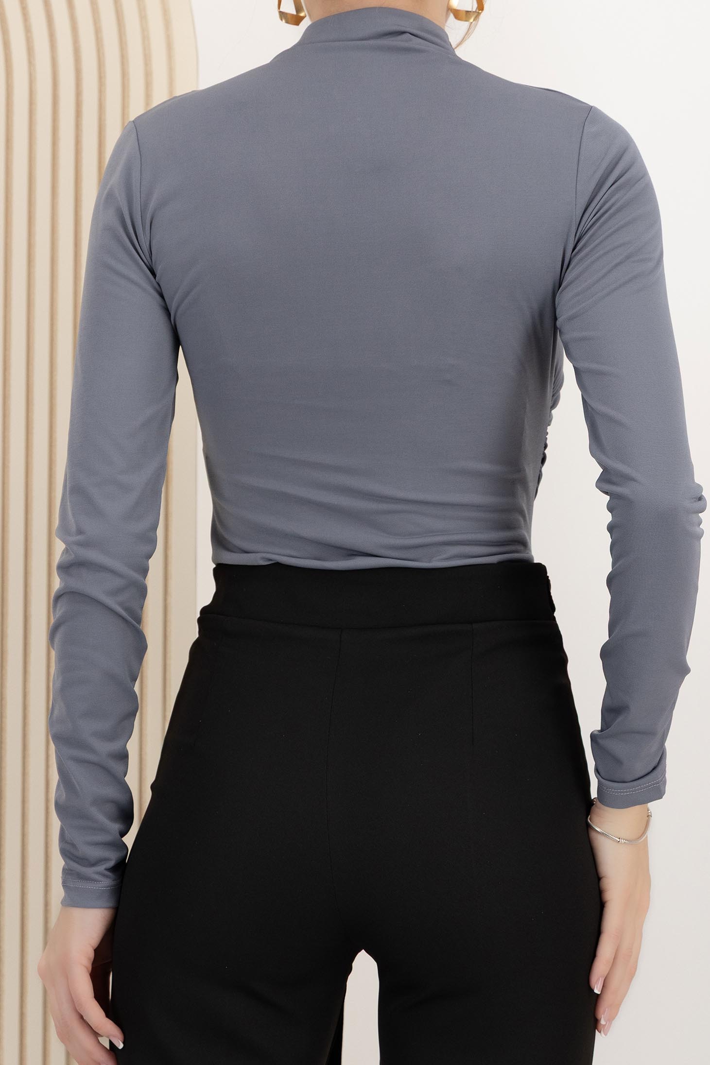 Szürke body lycra szűk szabású 4 - StarShinerS.hu