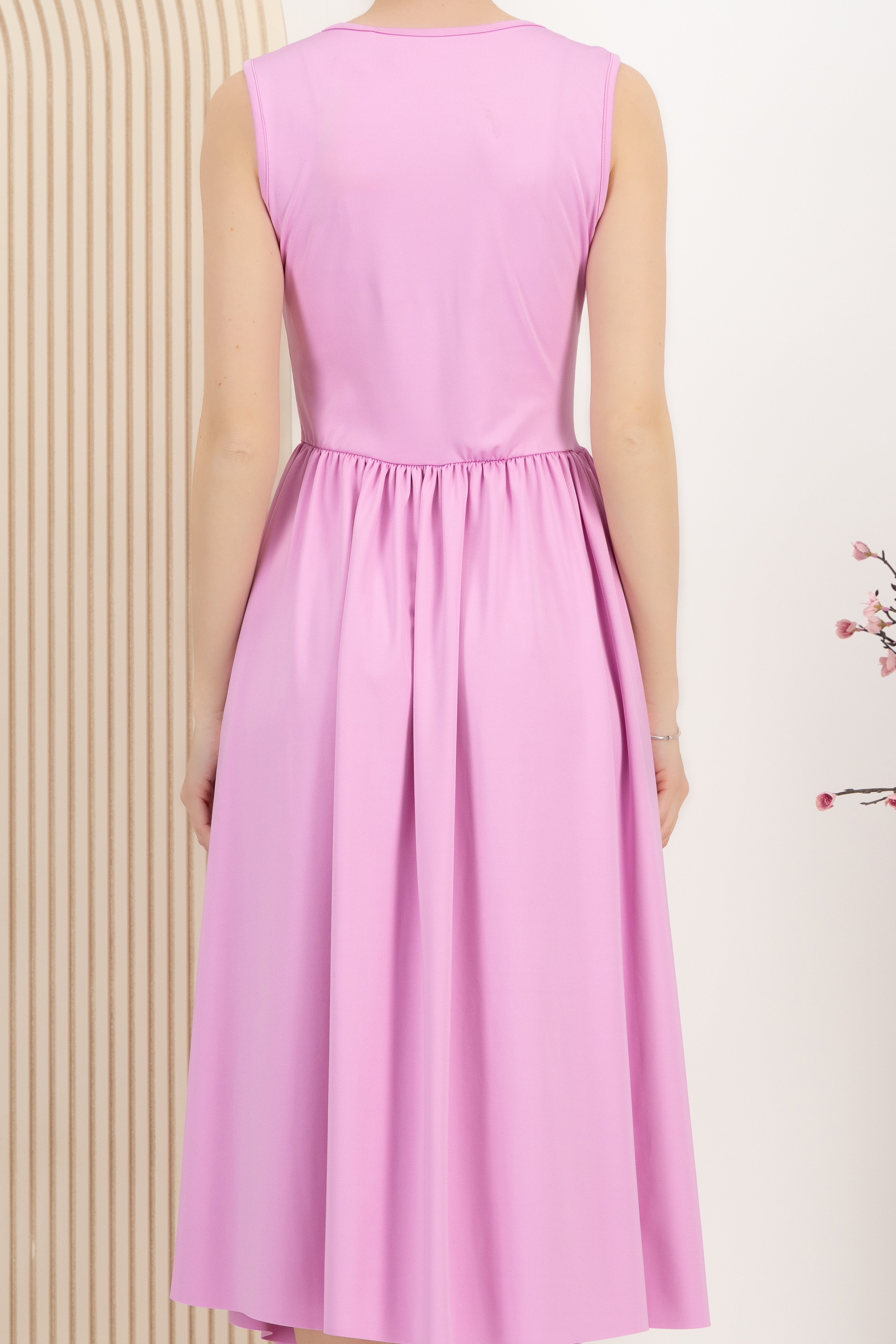 Pink ruha midi lycra harang 5 - StarShinerS.hu
