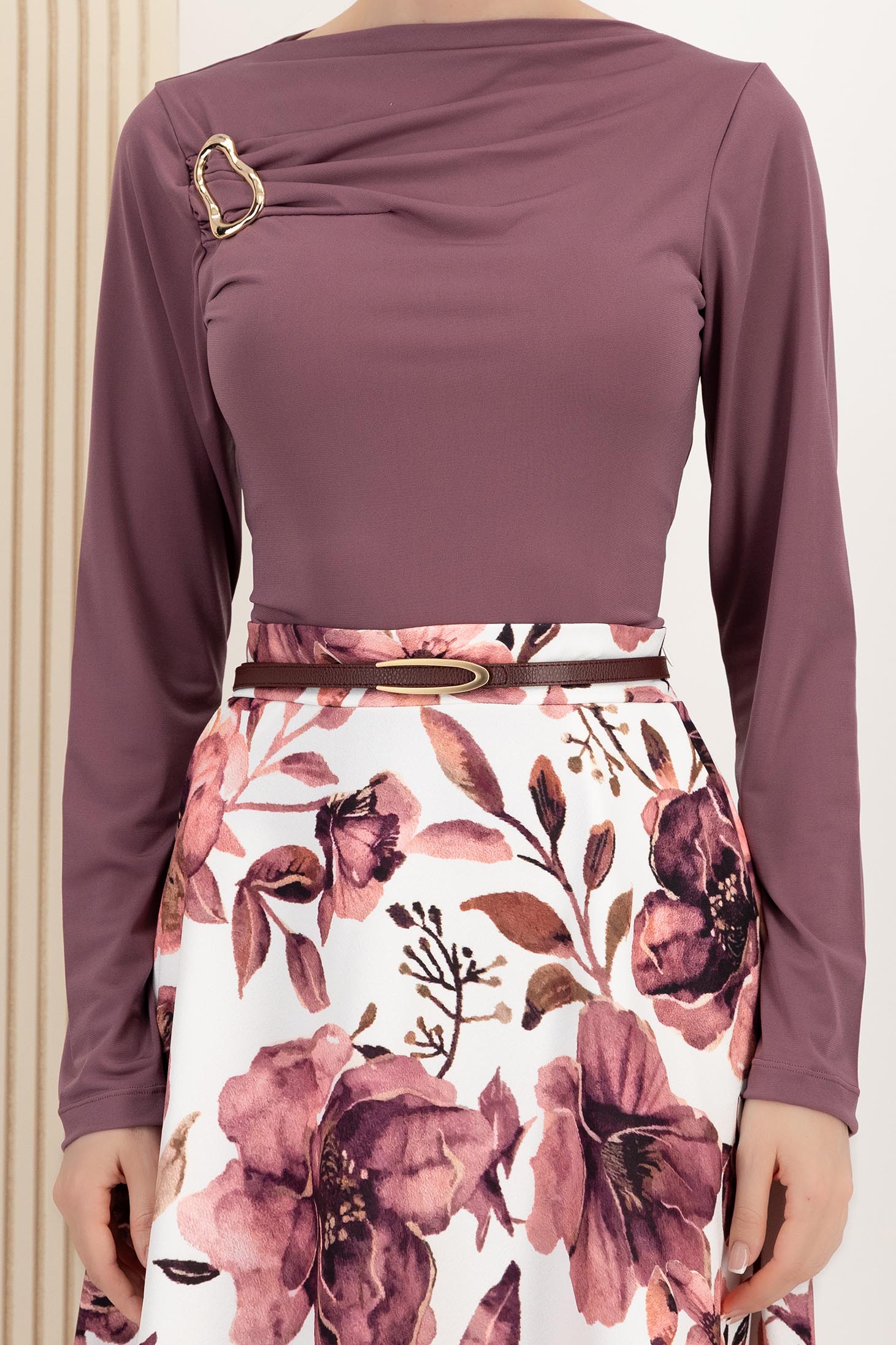 Ljubičast bluza za žene širok 4 - StarShinerS.hr