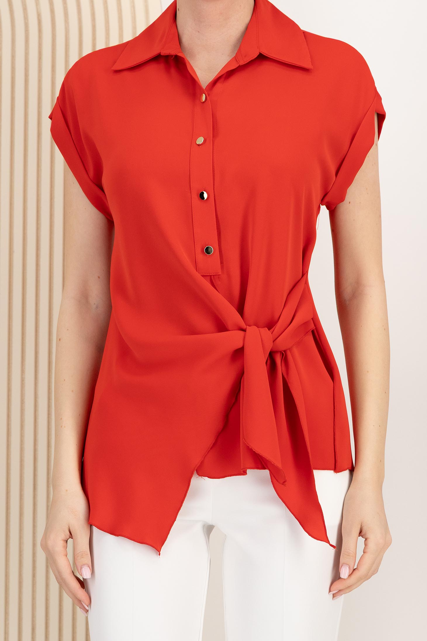 StarShinerS crven bluza za žene tanki materijal širok 4 - StarShinerS.hr