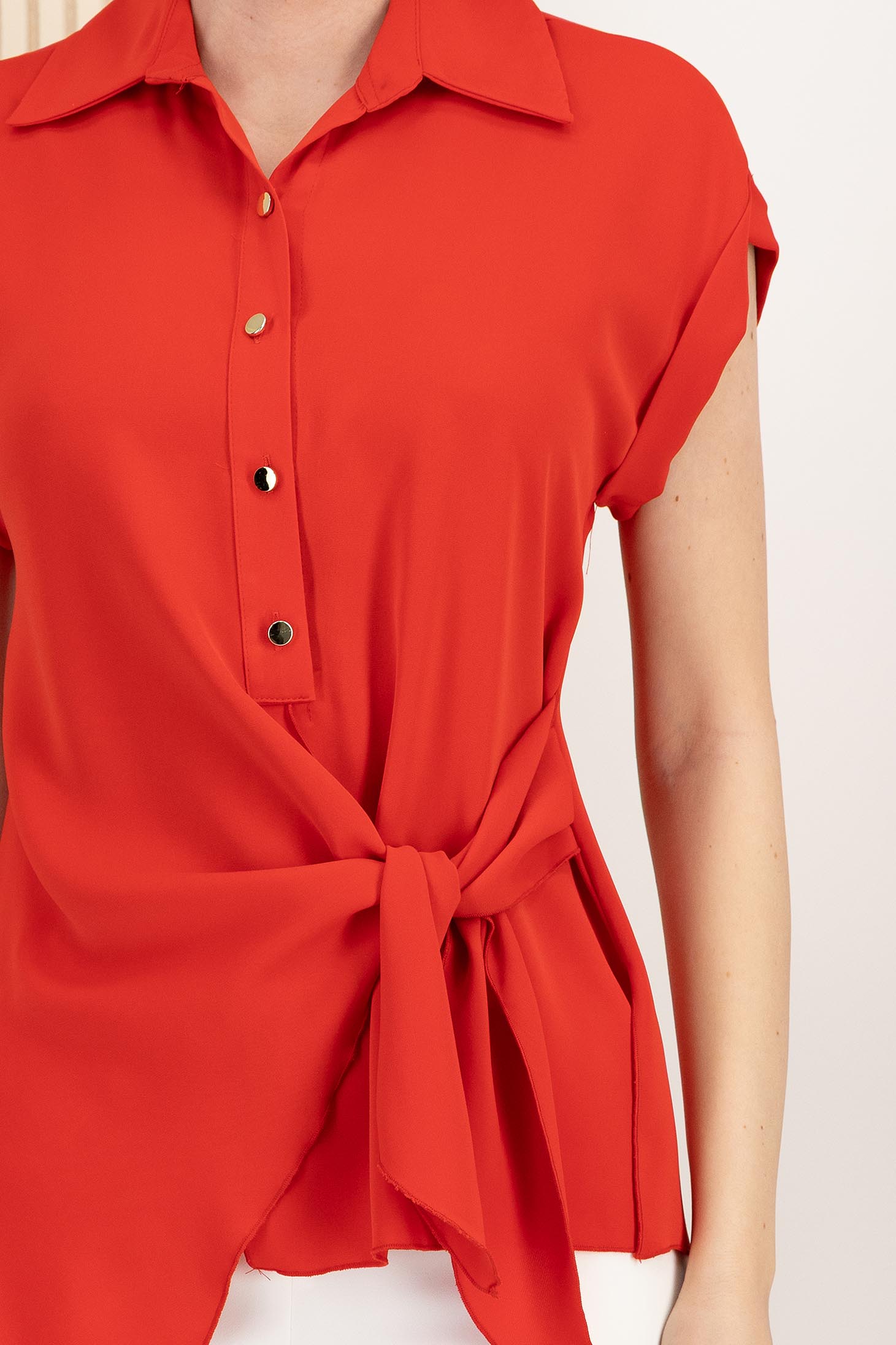 StarShinerS crven bluza za žene tanki materijal širok 6 - StarShinerS.hr