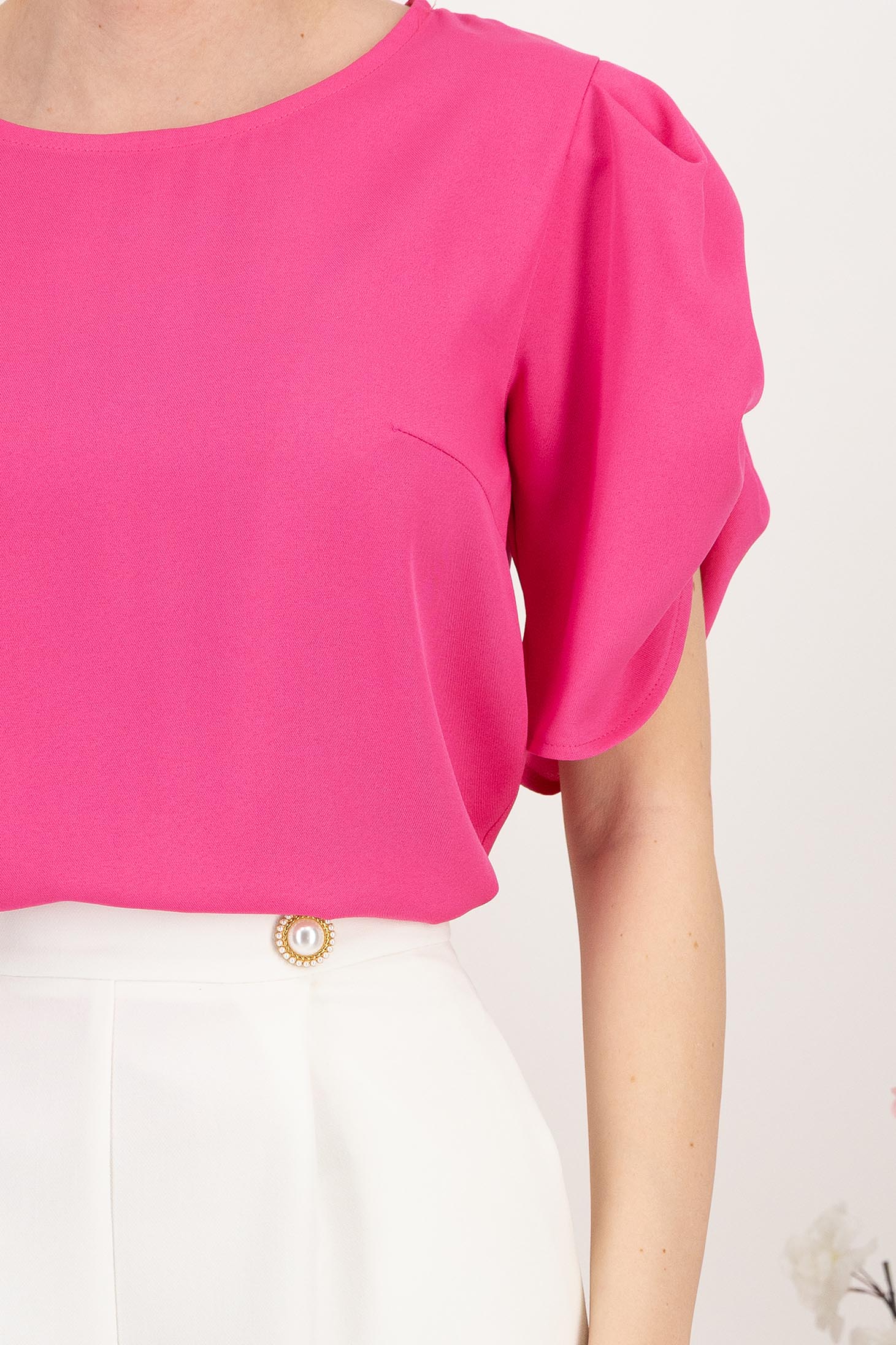 StarShinerS roza bluza za žene georgette širok 6 - StarShinerS.hr