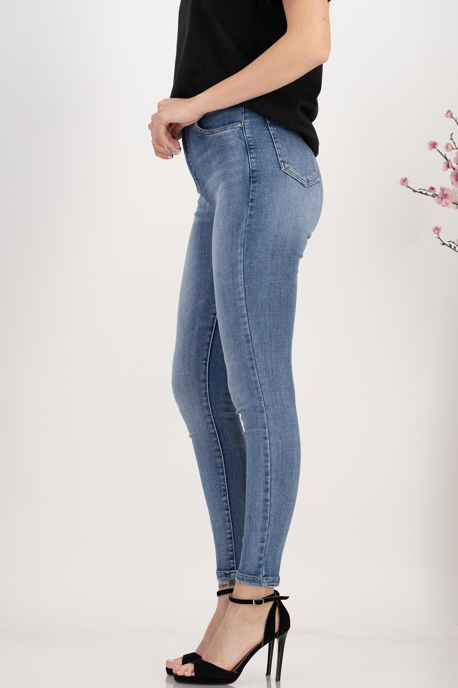 Plava ženske traperice dug skinny 3 - StarShinerS.hr
