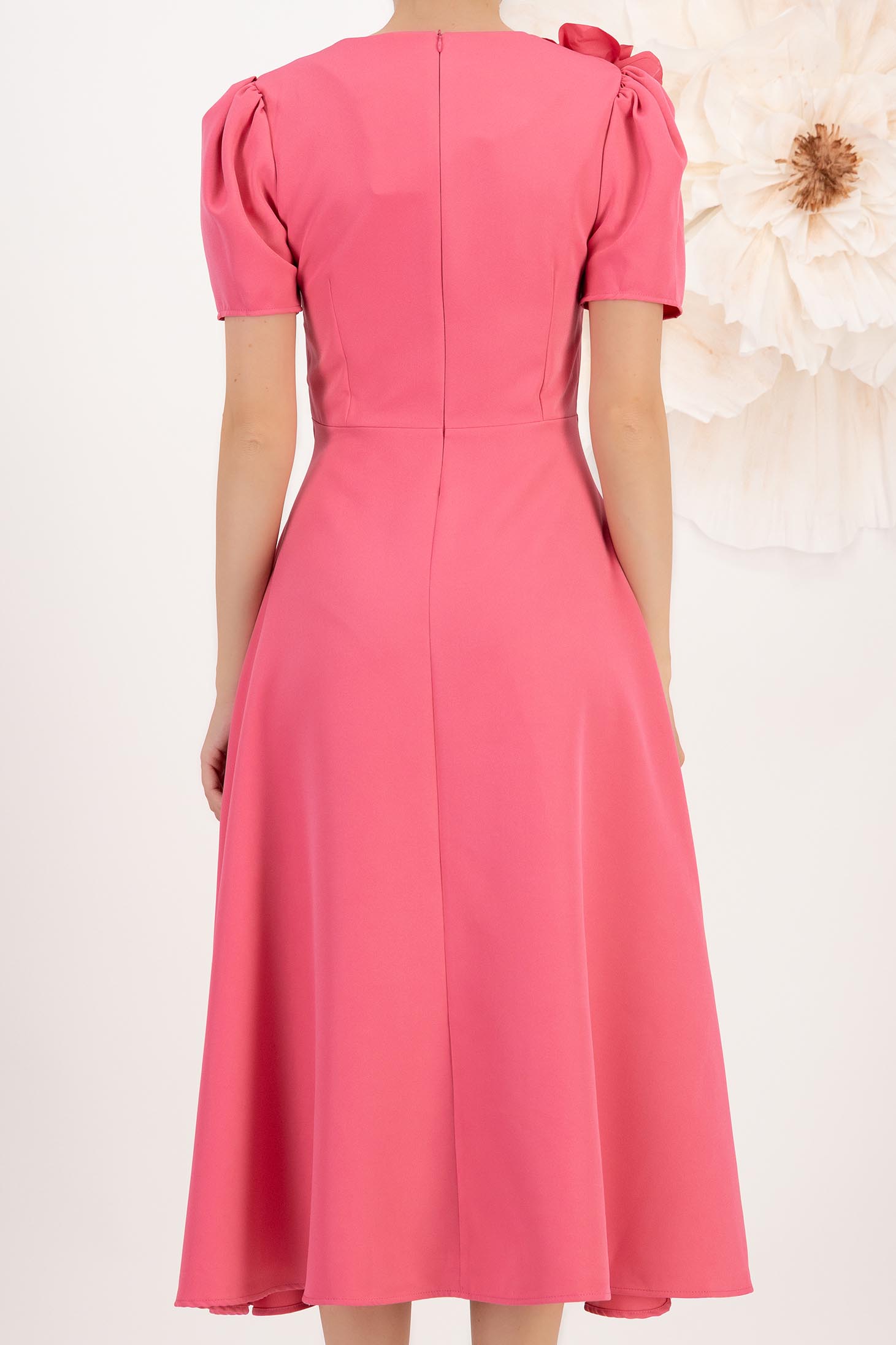 StarShinerS roza haljina tkanine midi cloche 6 - StarShinerS.hr