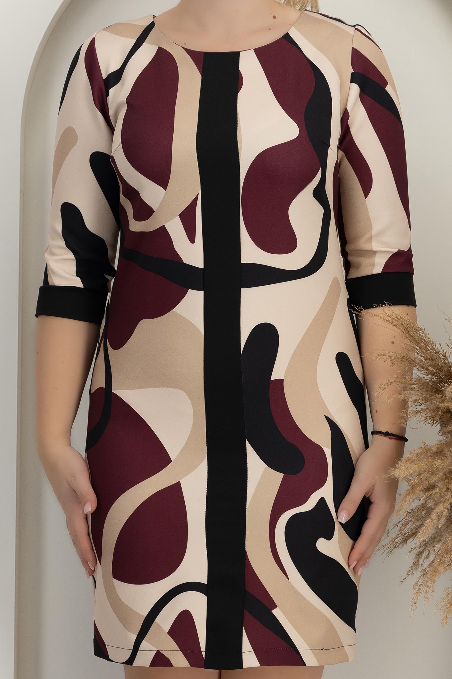 StarShinerS vícebarevné šaty rovná krátký 5 - StarShinerS.cz