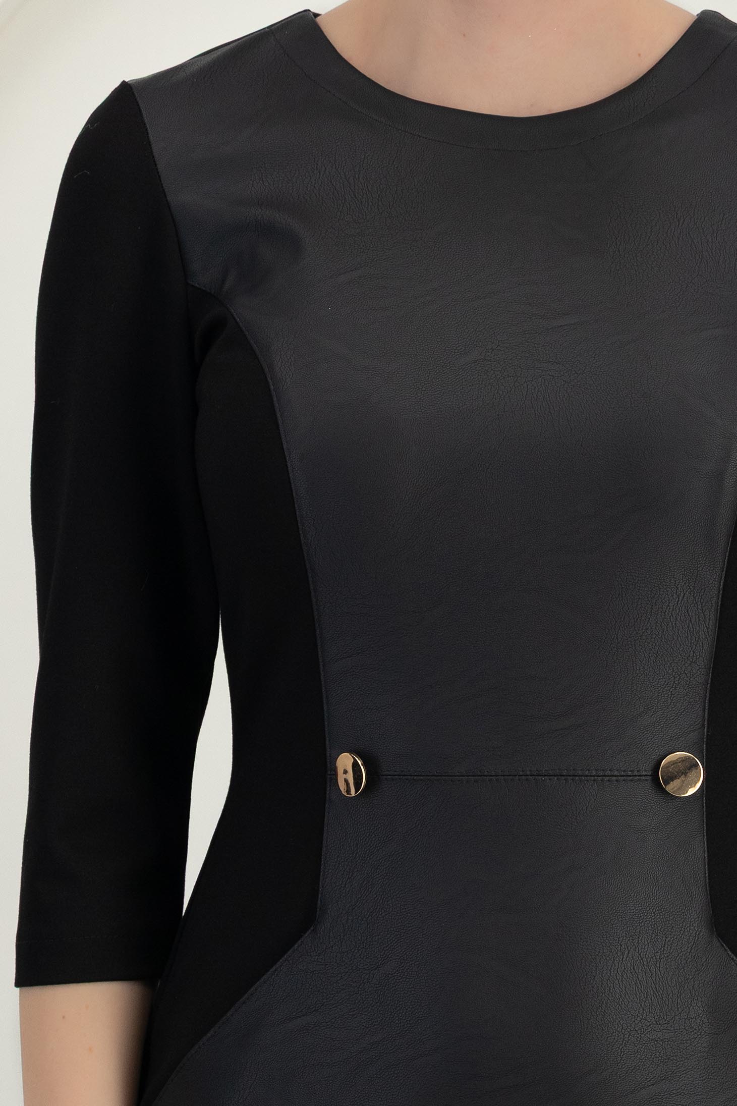 Aranyszínű - StarShinerS ceruza ruha rövid műbőr 5 - StarShinerS.hu