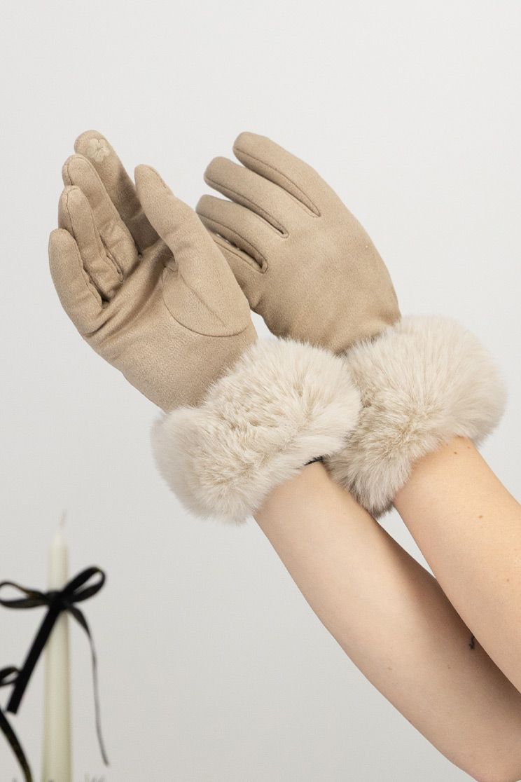 Bežový manusi bavlna 2 - StarShinerS.cz