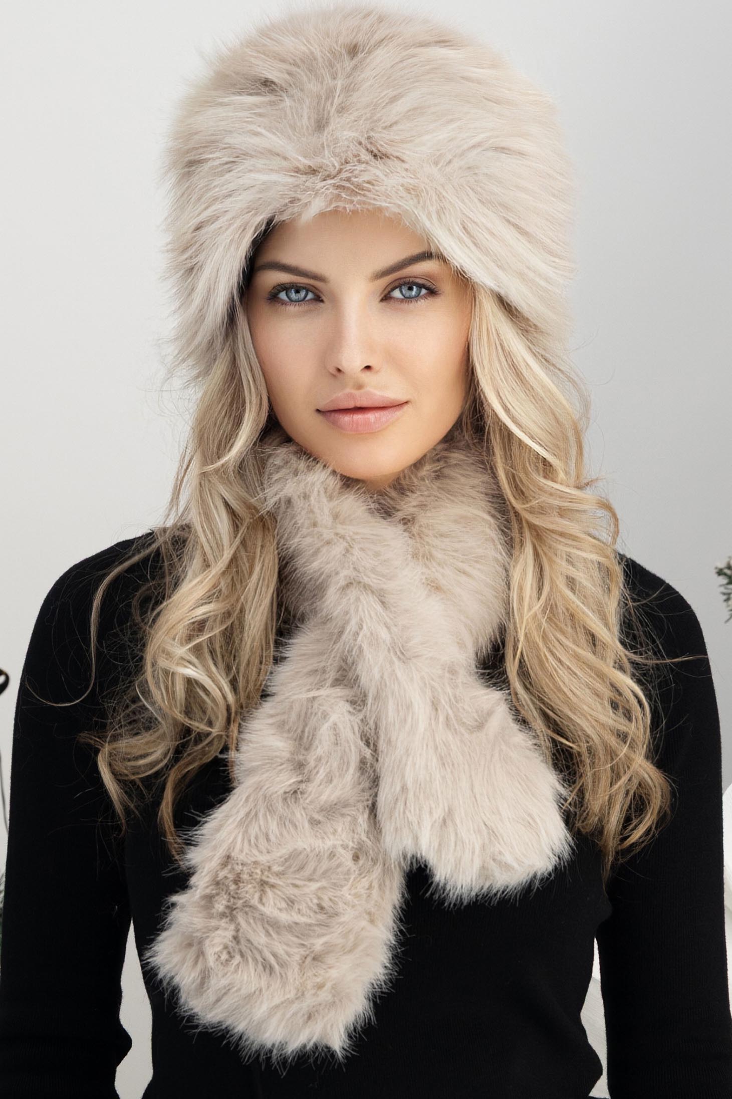 Bež ženski pribor eko krzno 5 - StarShinerS.hr