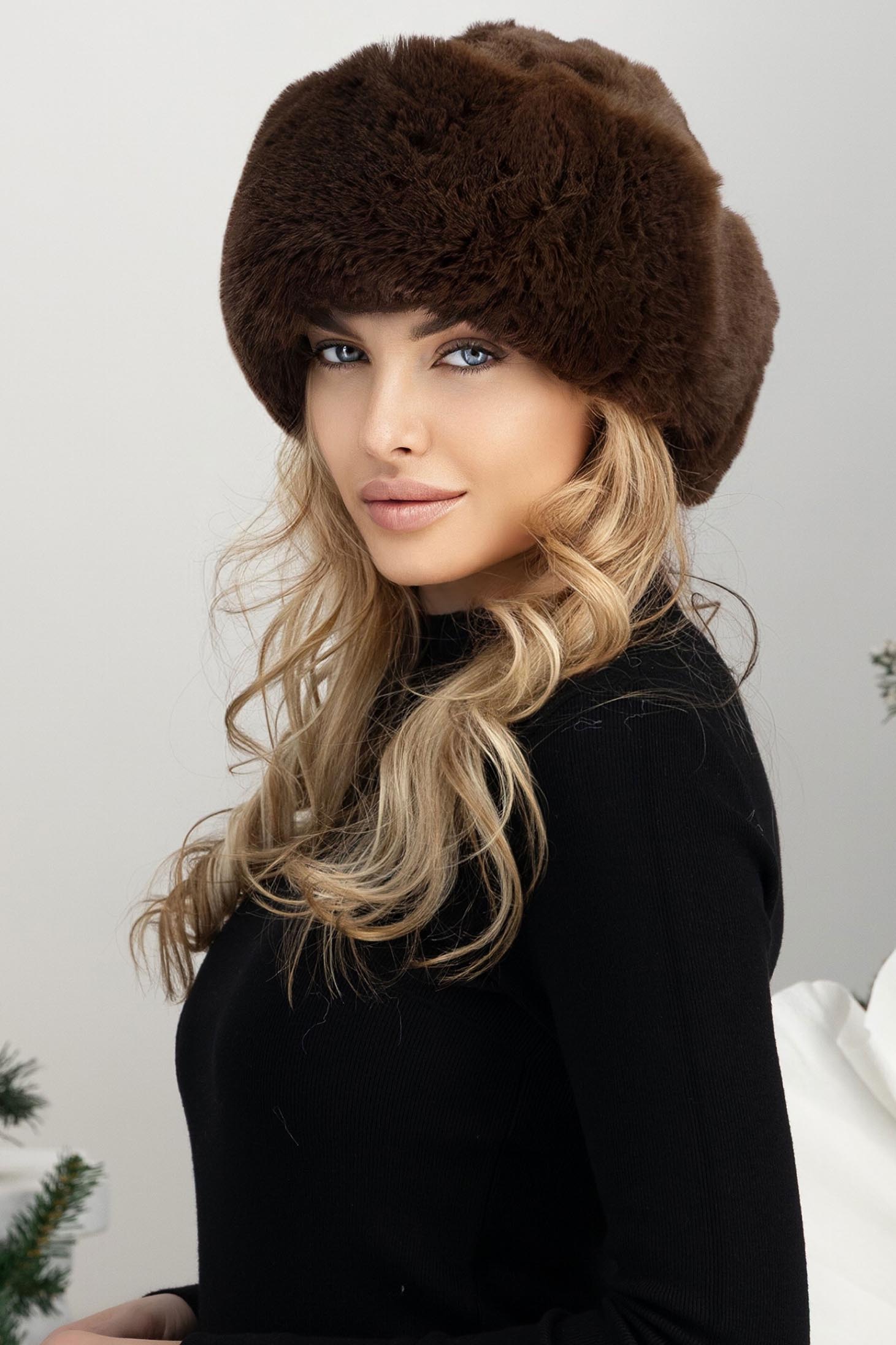 Hnědá příslušenství ekologická kožešina 2 - StarShinerS.cz