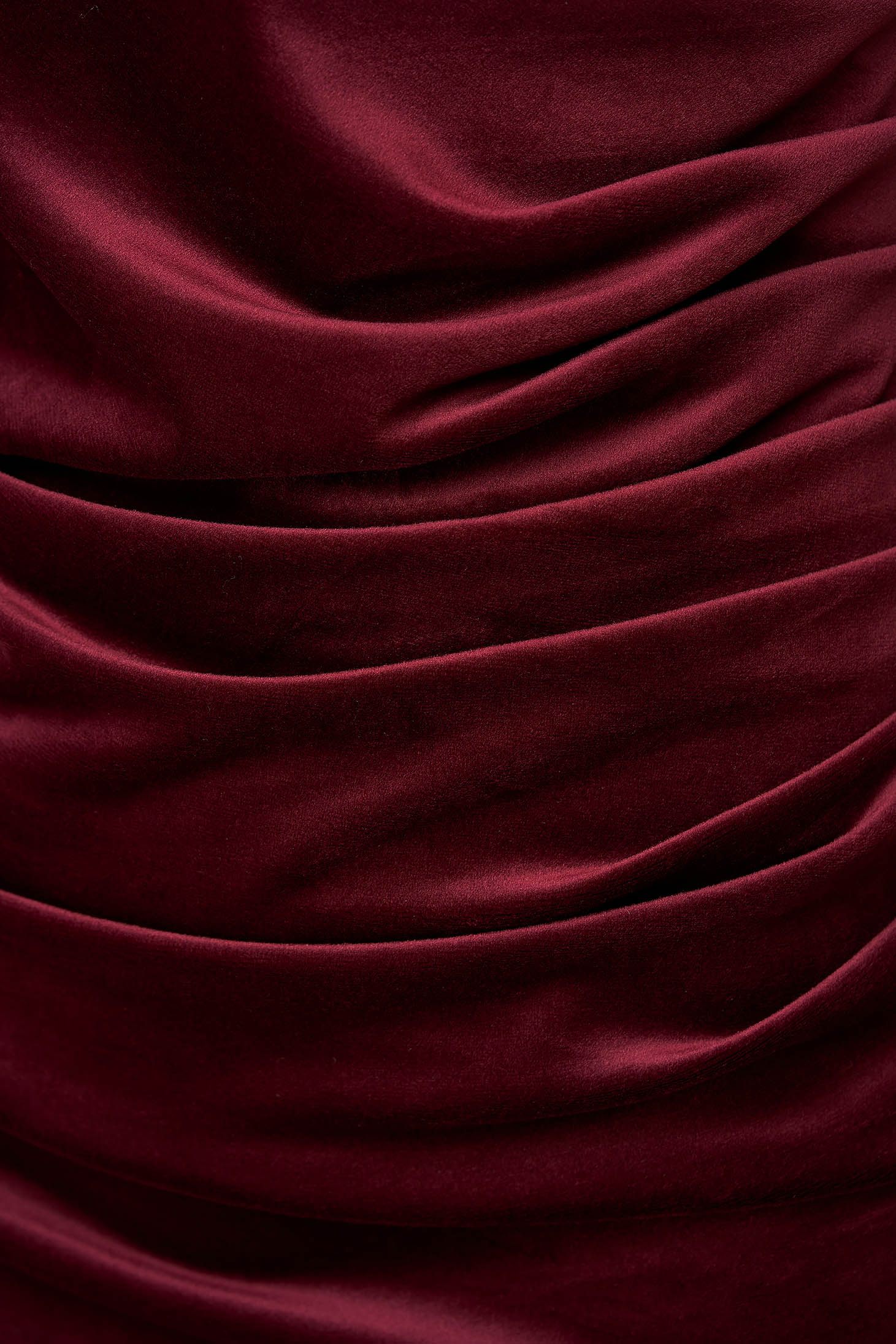 Burgundy bársony ceruza ruha 3 - StarShinerS.hu