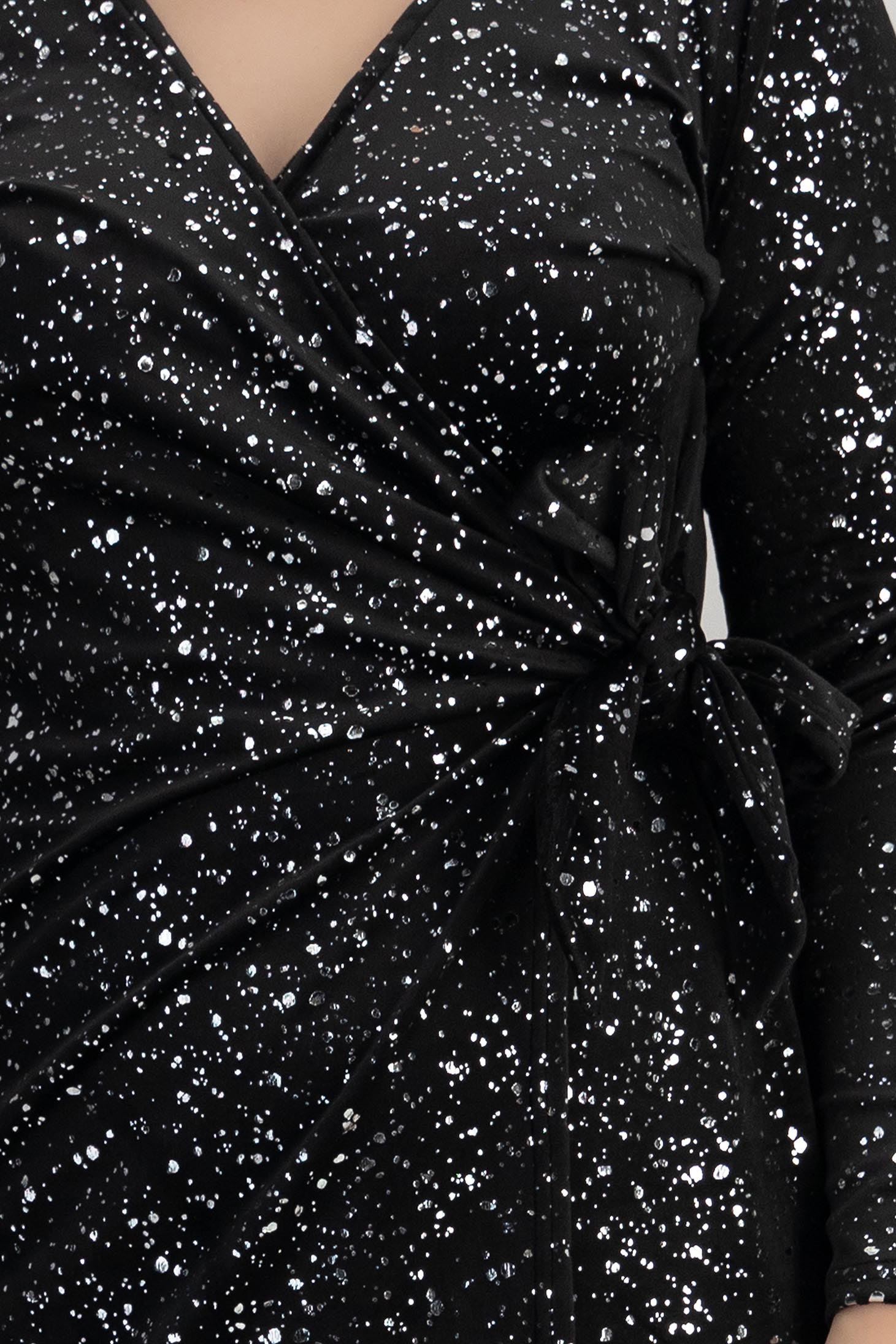 StarShinerS srebro haljina baršun kratak vrsta olovke 4 - StarShinerS.hr