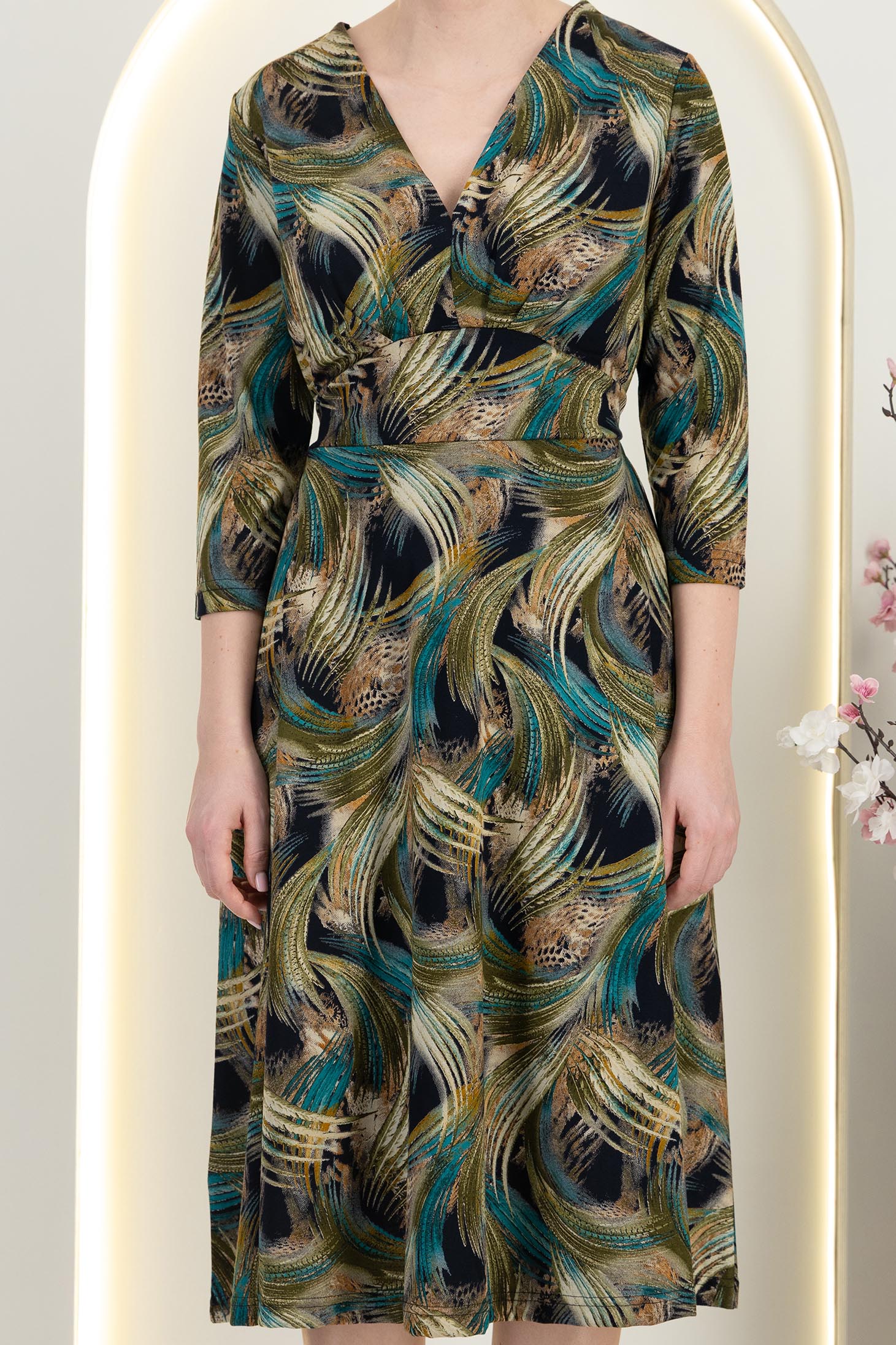 Zelen haljina cloche 5 - StarShinerS.hr