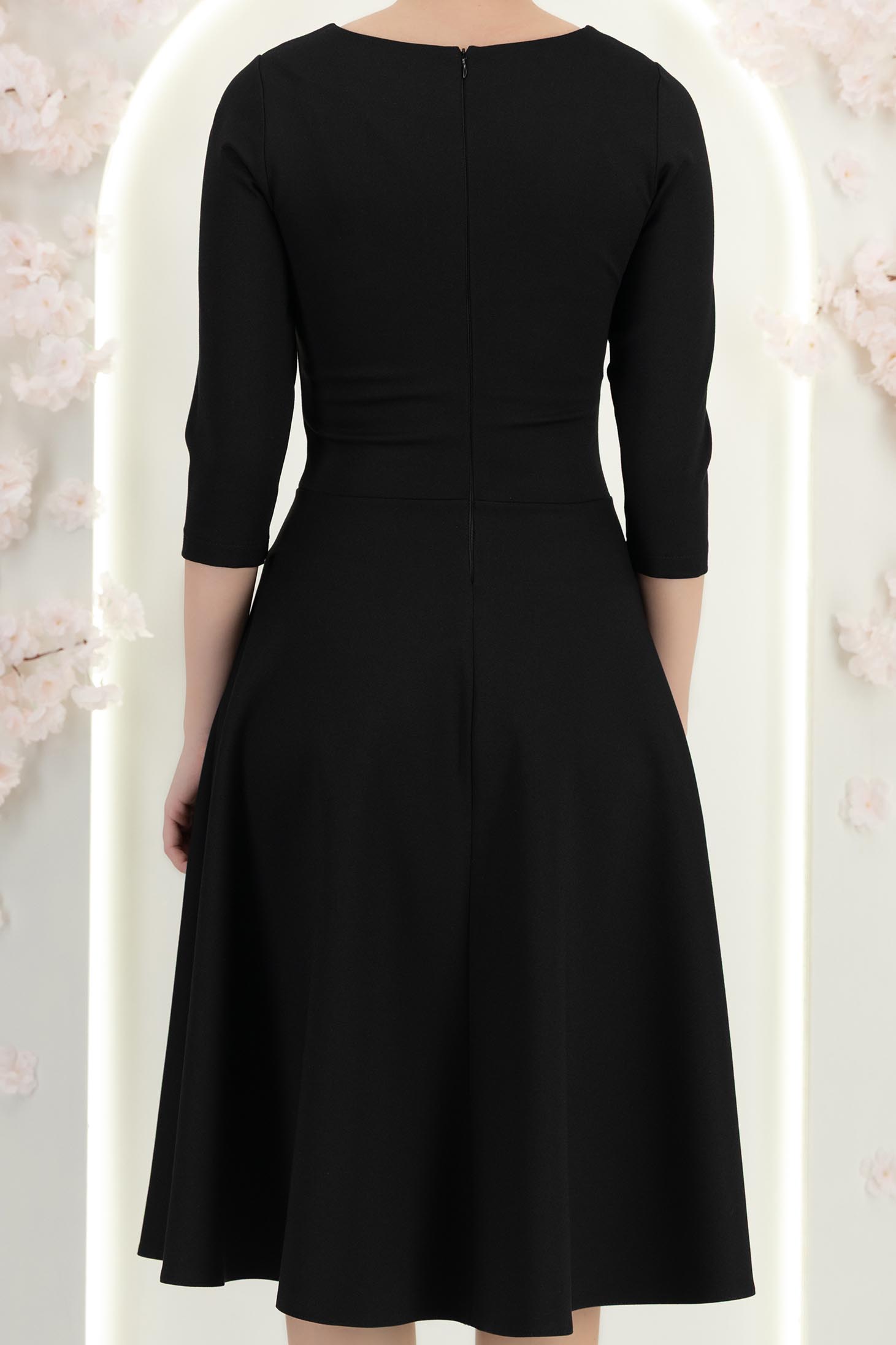 Haljina crno punto midi cloche 5 - StarShinerS.hr