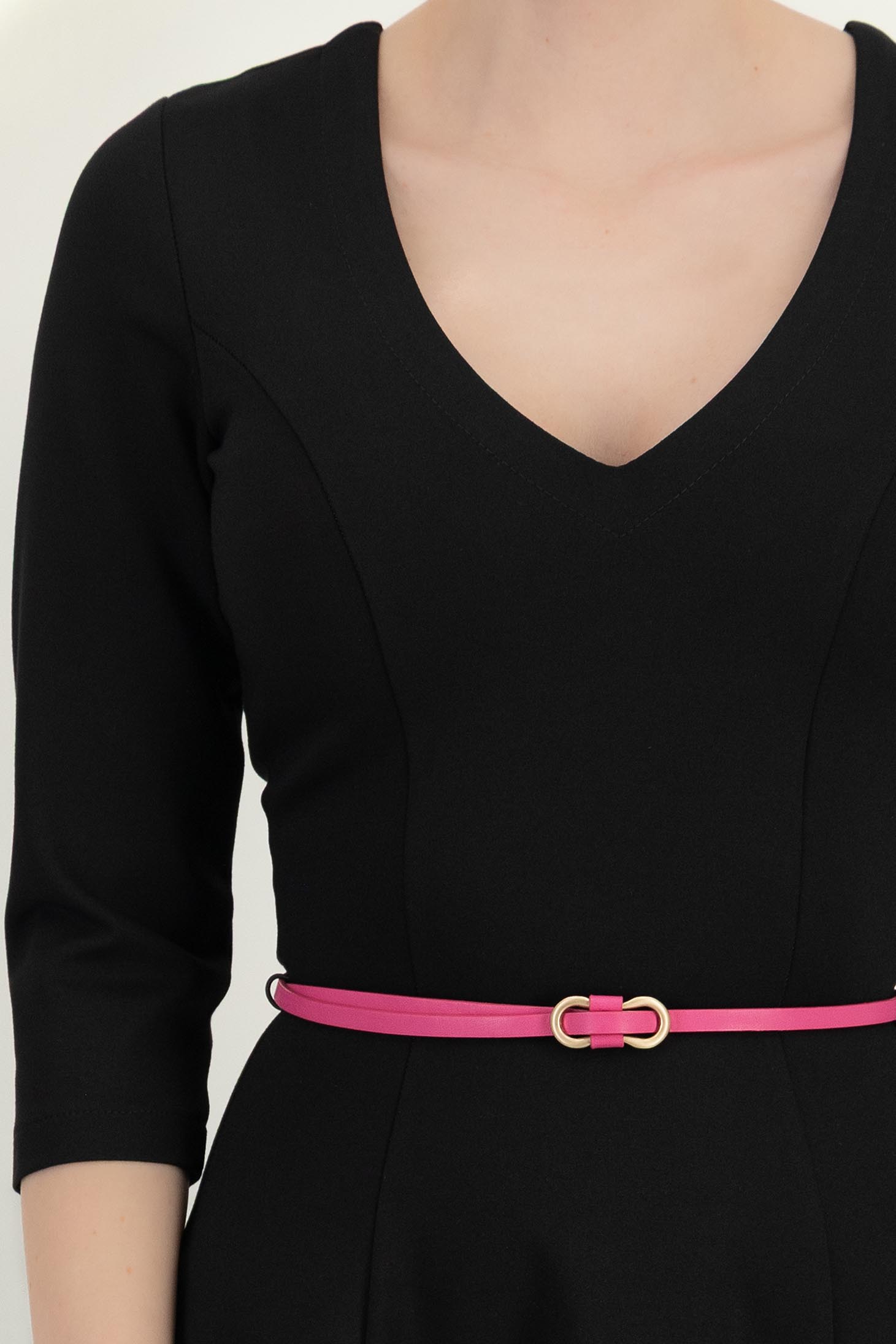 Haljina crno punto midi cloche 4 - StarShinerS.hr