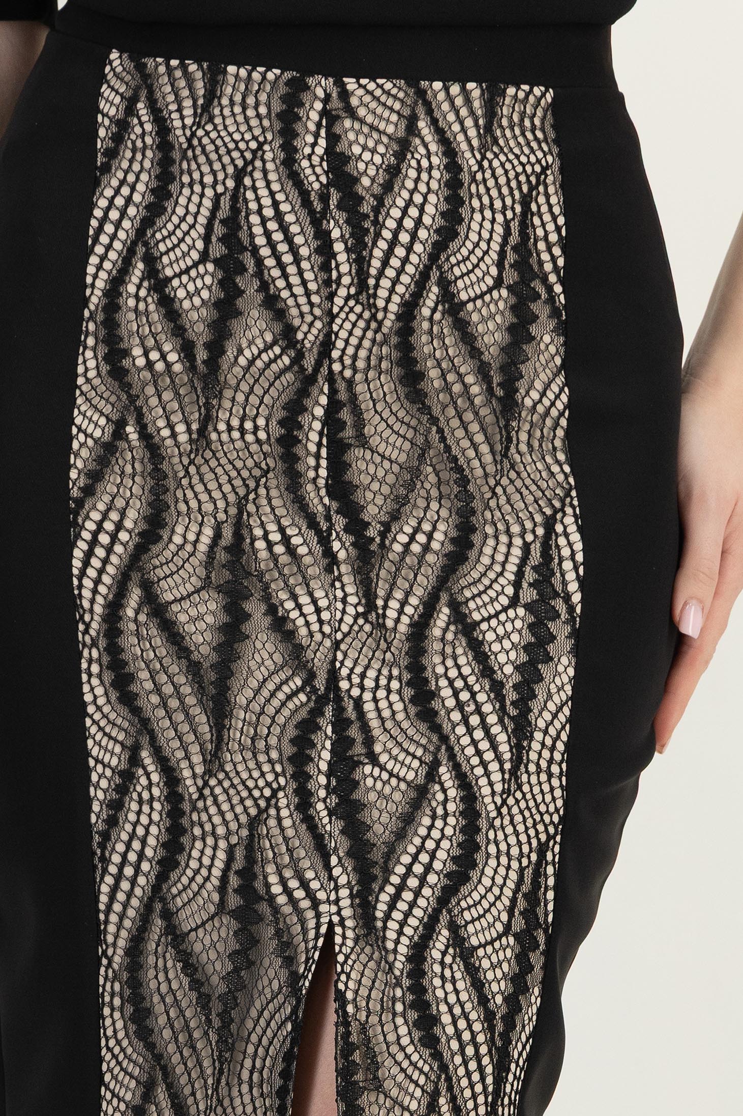 StarShinerS černá sukně typ tužky 6 - StarShinerS.cz