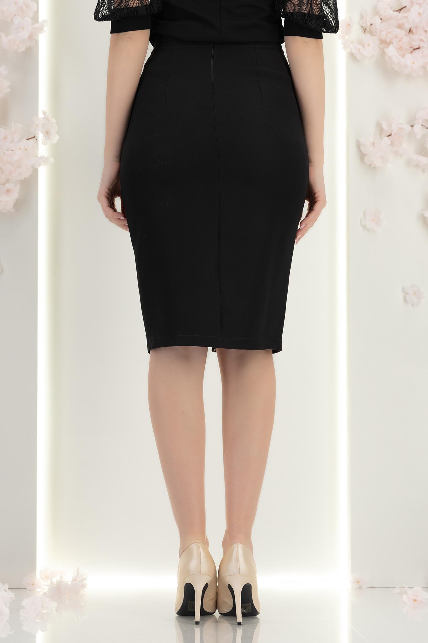 StarShinerS černá sukně typ tužky 4 - StarShinerS.cz