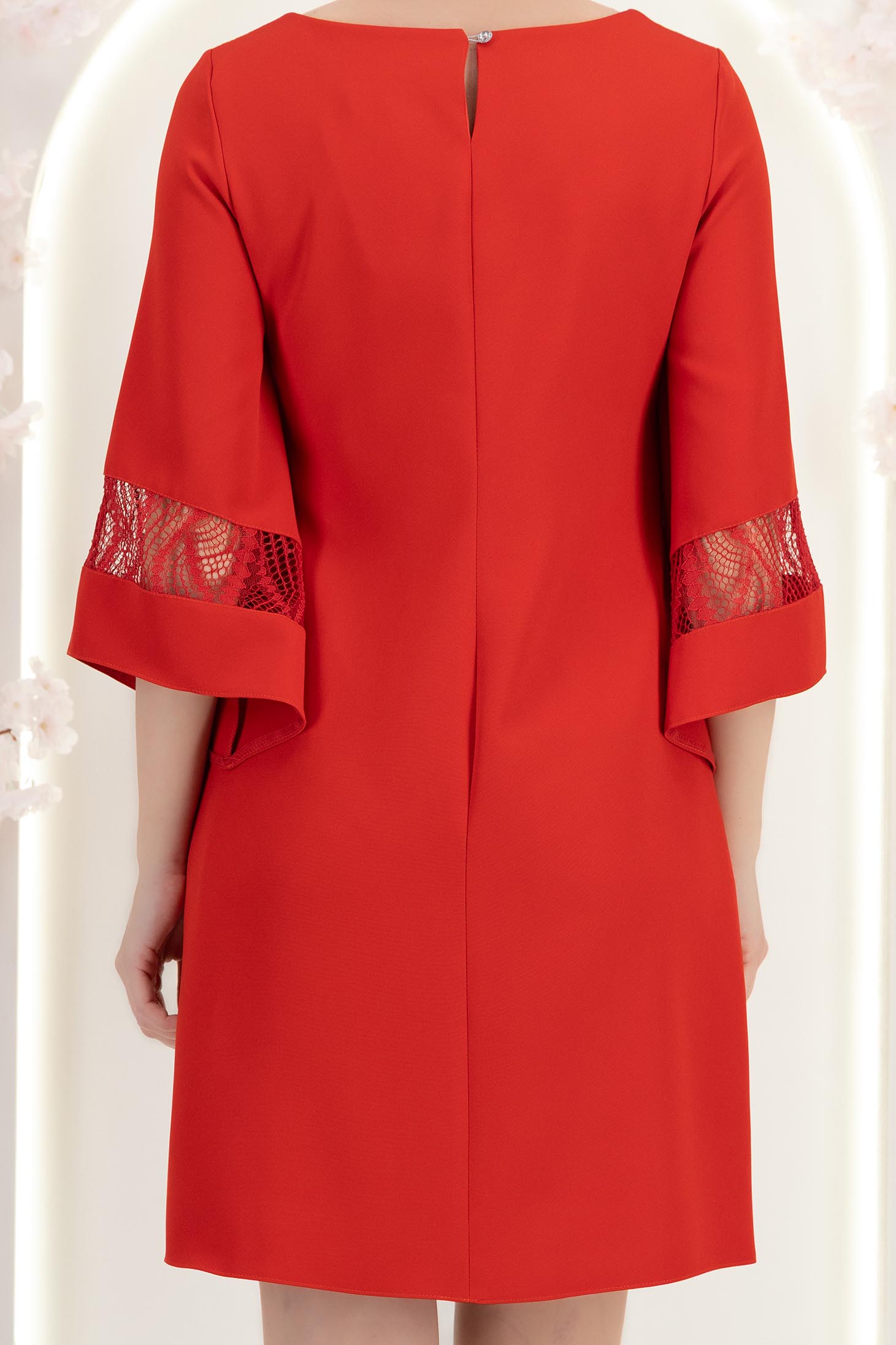 StarShinerS červená šaty krátký rovná 6 - StarShinerS.cz