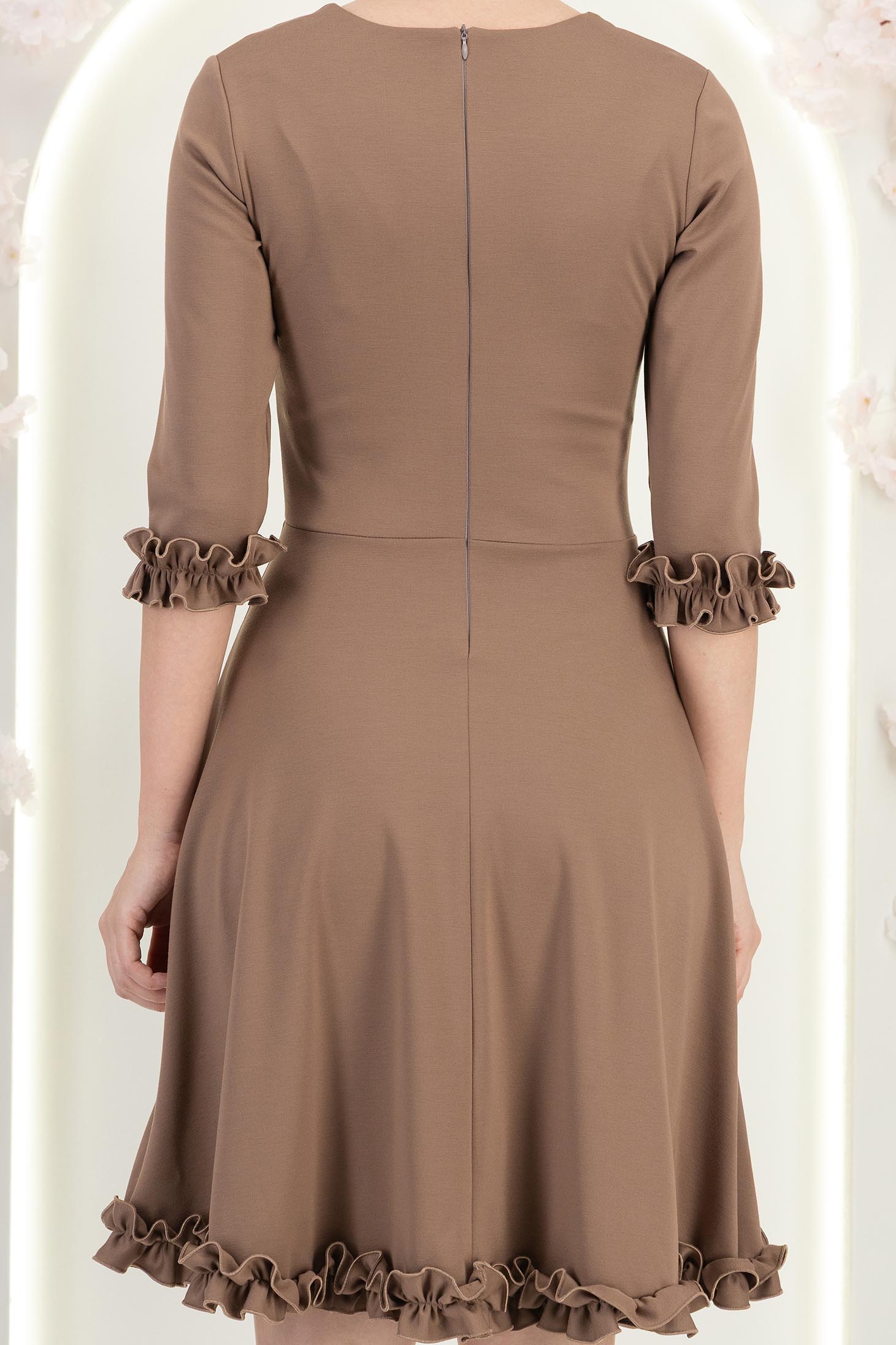 StarShinerS kapučino haljina cloche kratak jersey 6 - StarShinerS.hr