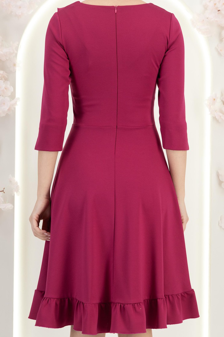 StarShinerS maliny šaty jersey zvonový skleník 6 - StarShinerS.cz