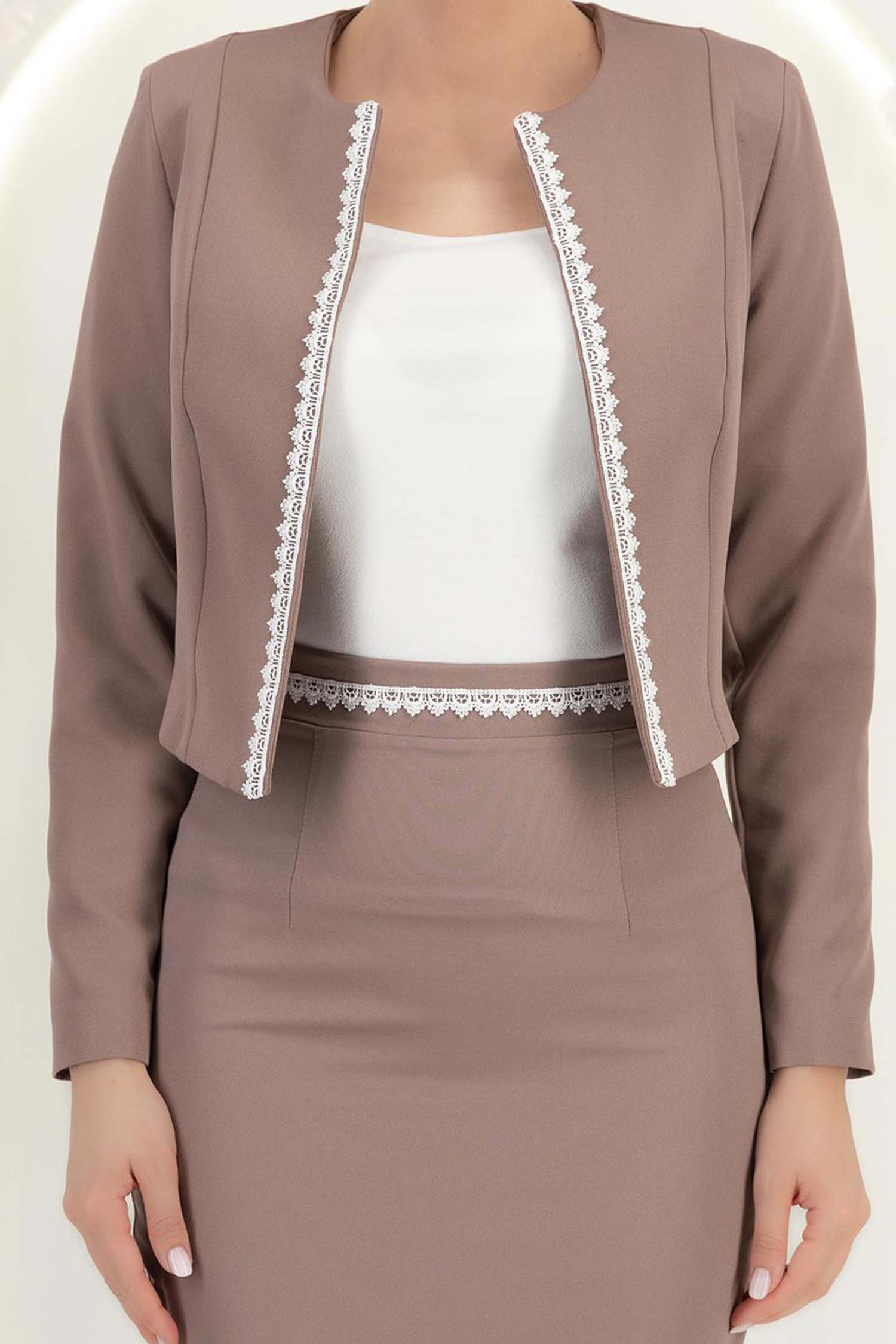 StarShinerS kapučino ženska jakna ravno tkanine 7 - StarShinerS.hr