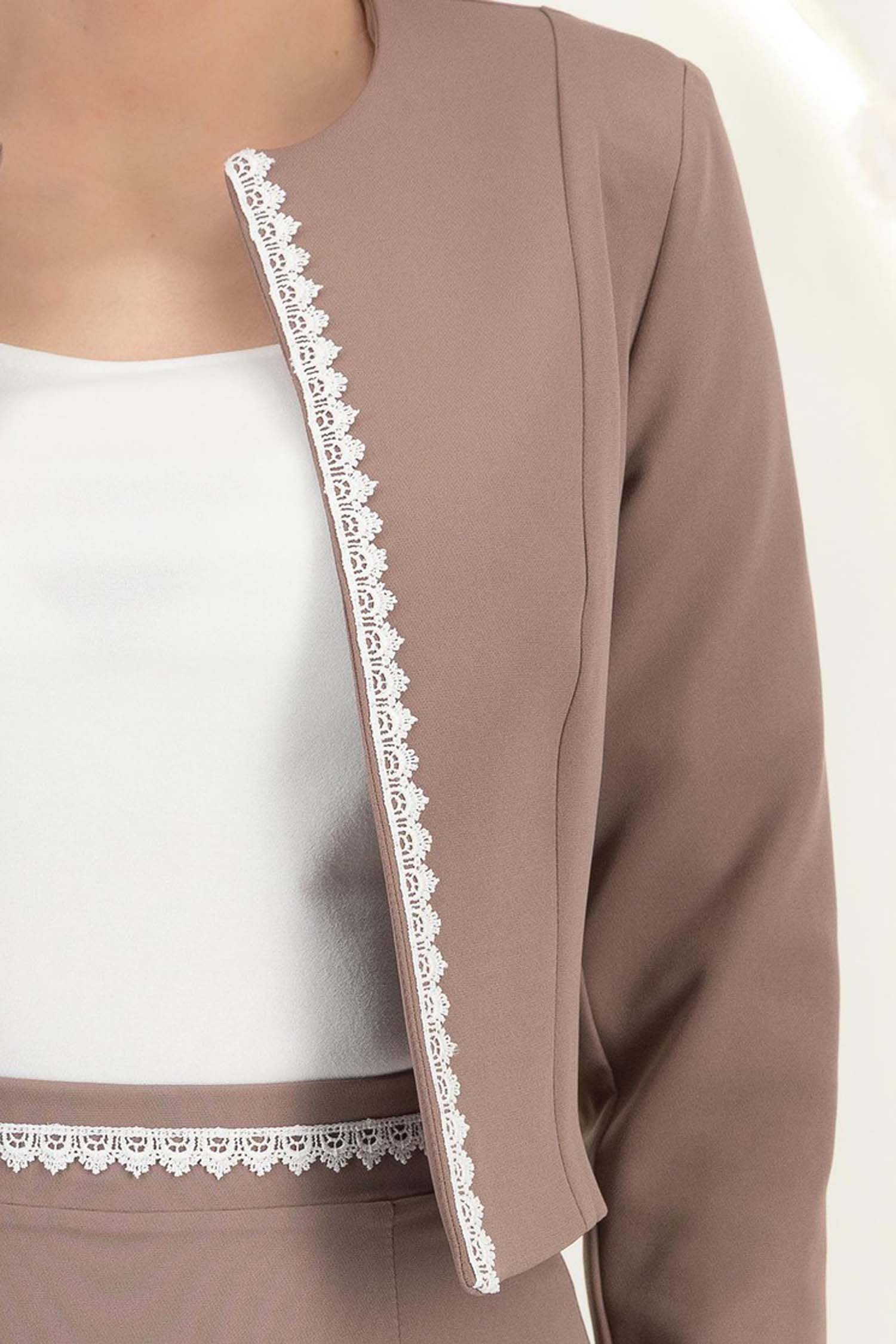 StarShinerS kapučino ženska jakna ravno tkanine 5 - StarShinerS.hr