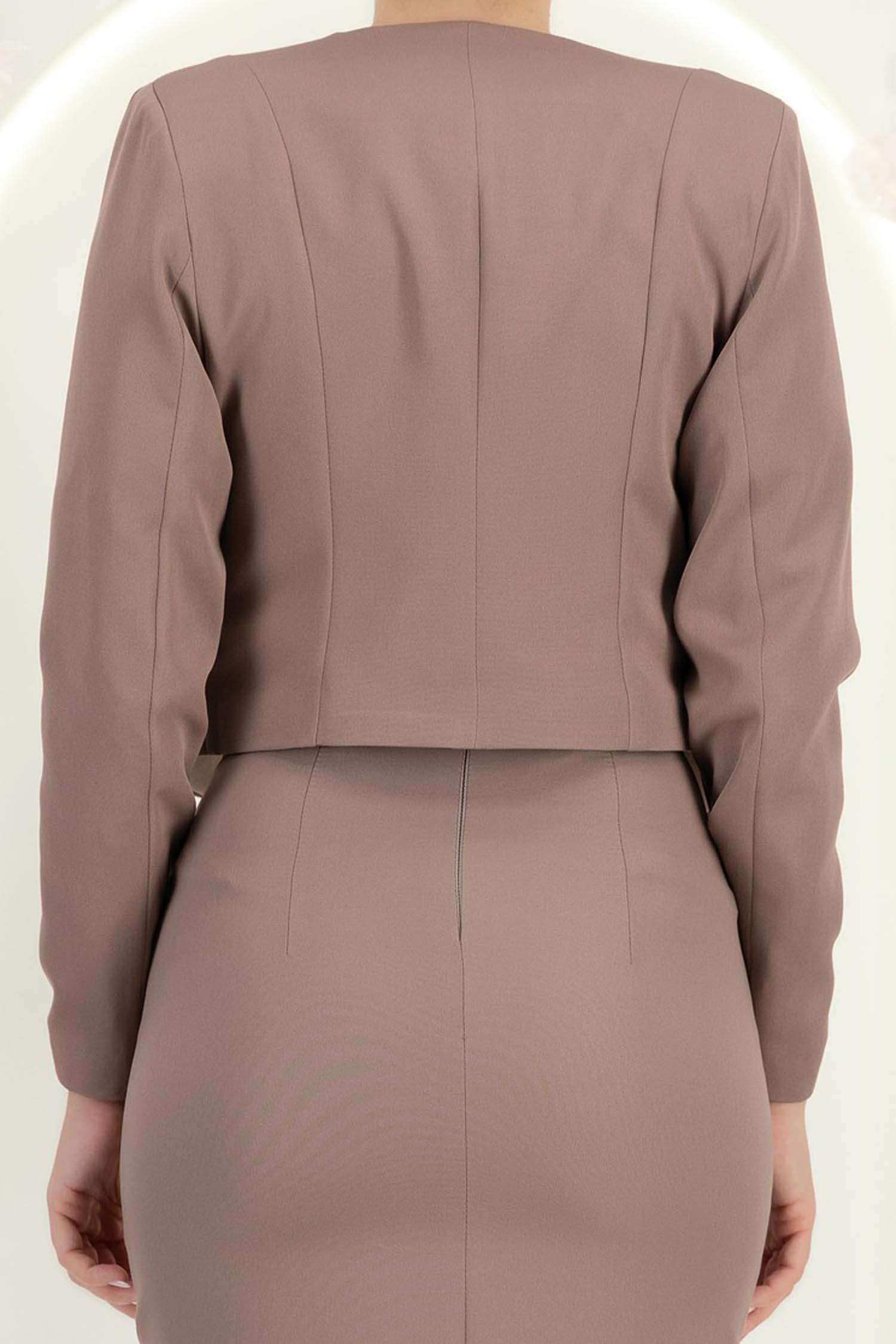 StarShinerS kapučino ženska jakna ravno tkanine 6 - StarShinerS.hr