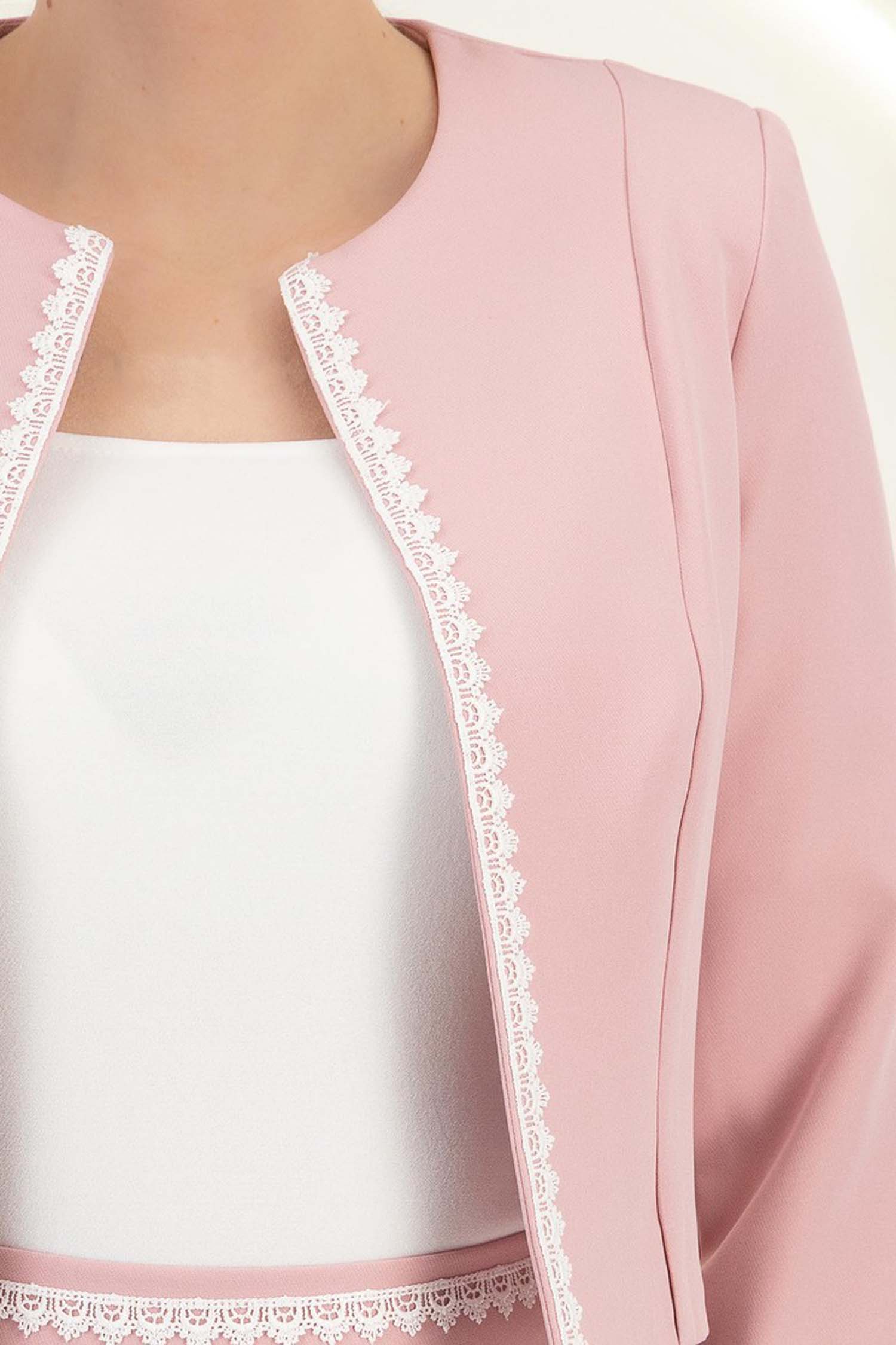 StarShinerS puder ružičasta ženska jakna ravno tkanine 4 - StarShinerS.hr