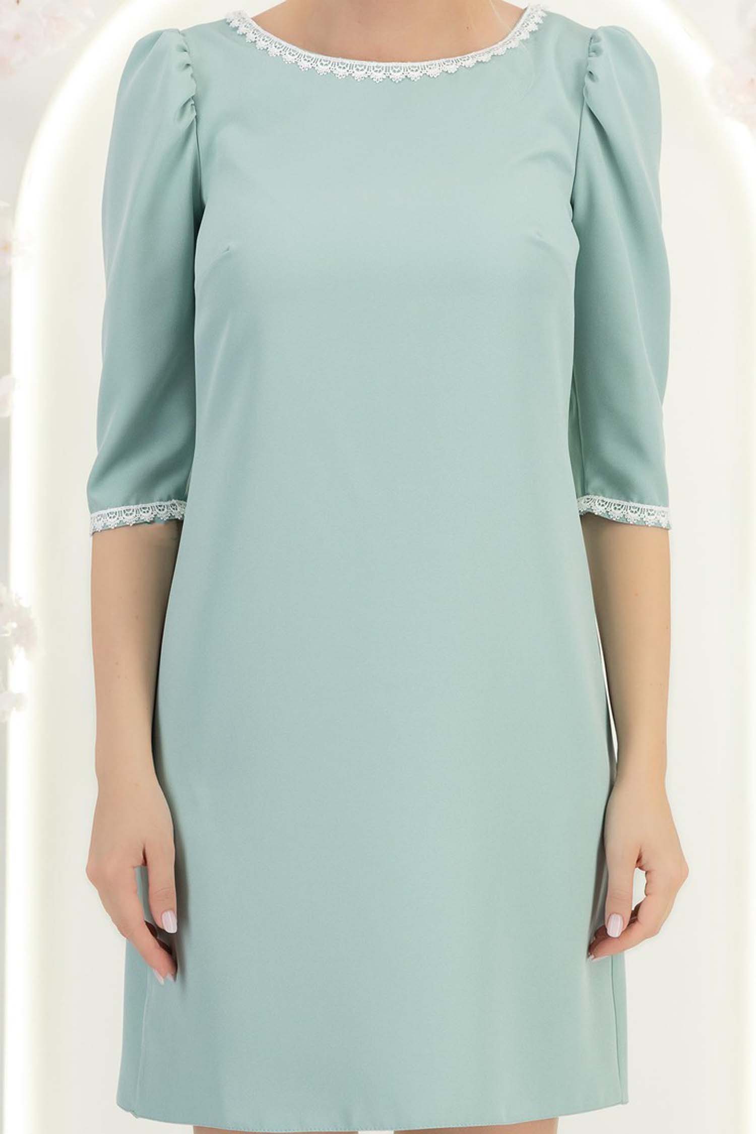 StarShinerS metvica haljina širok kratak tkanine 7 - StarShinerS.hr