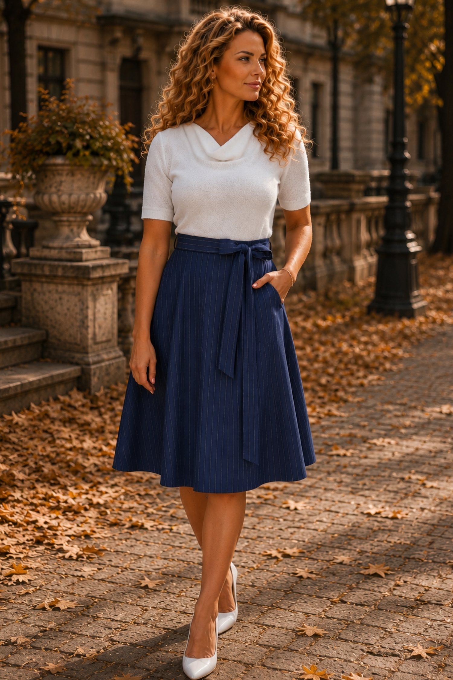 Bluza dama din lurex ivoire cu maneca scurta mulata cu decolteu cazut - StarShinerS 2 - StarShinerS.ro