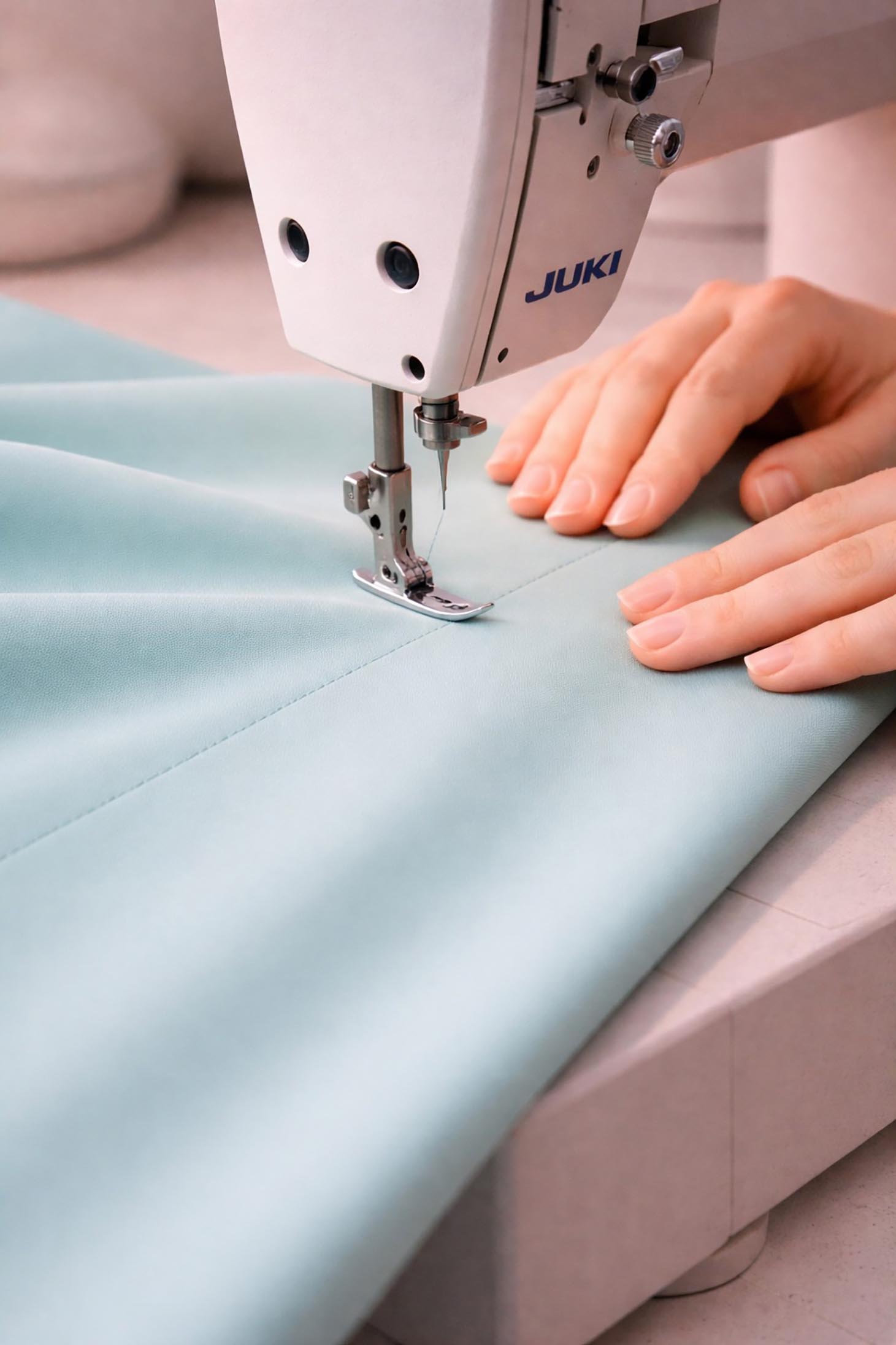 Fusta din stofa mint midi in clos cu buzunare - StarShinerS 7 - StarShinerS.ro