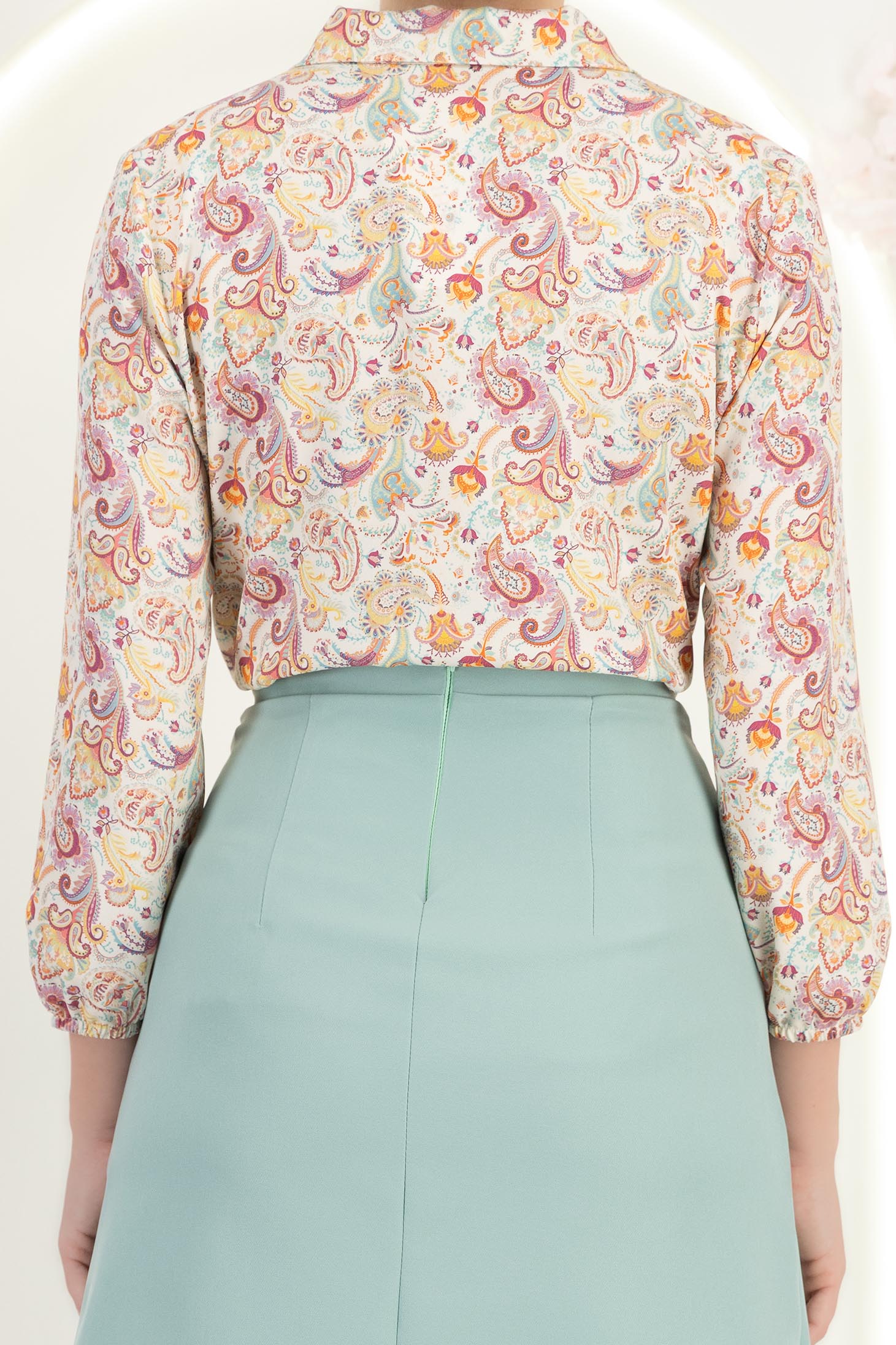 StarShinerS bežový dámská halenka široké viscoza 6 - StarShinerS.cz