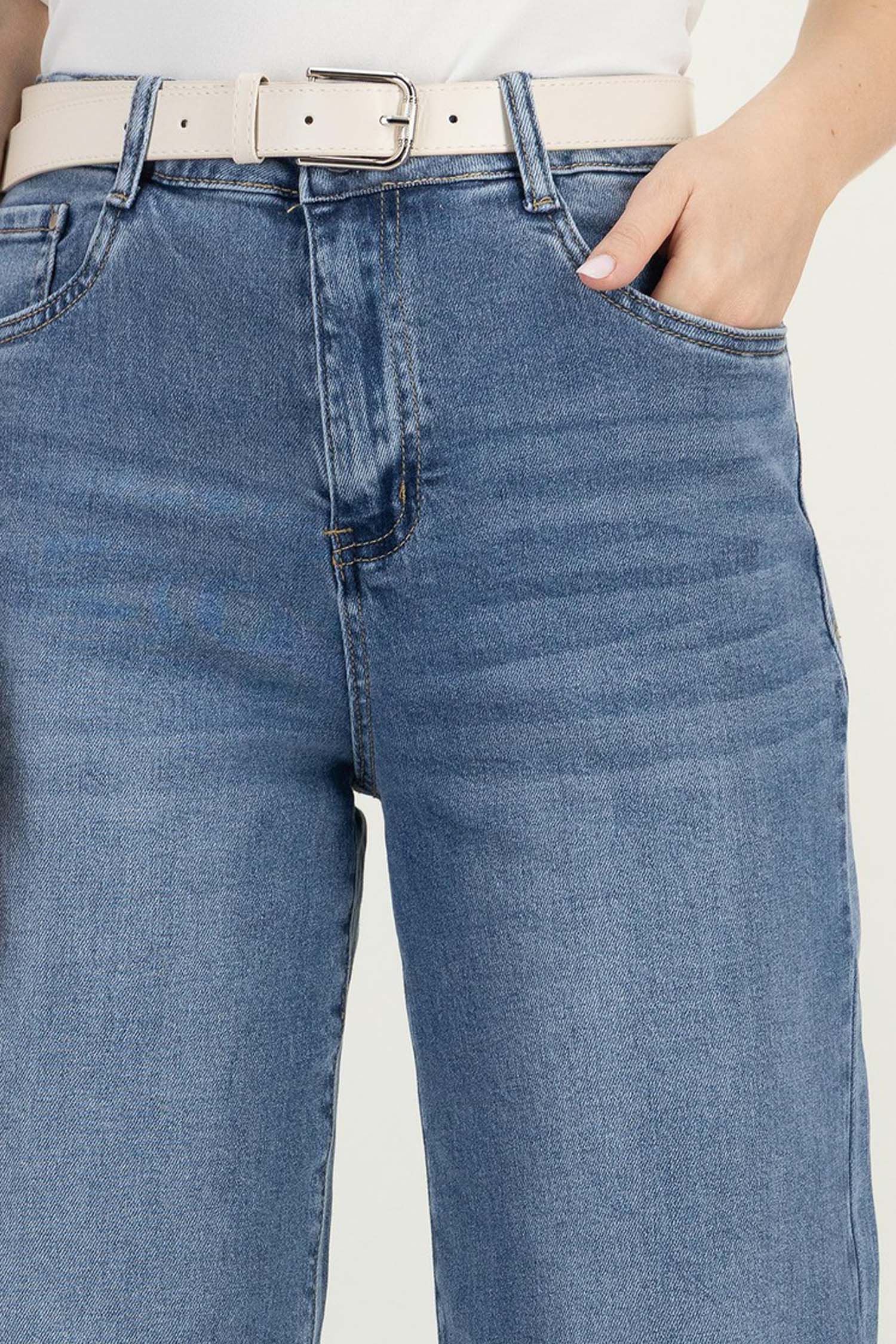 Plava ženske traperice traperice širok 6 - StarShinerS.hr