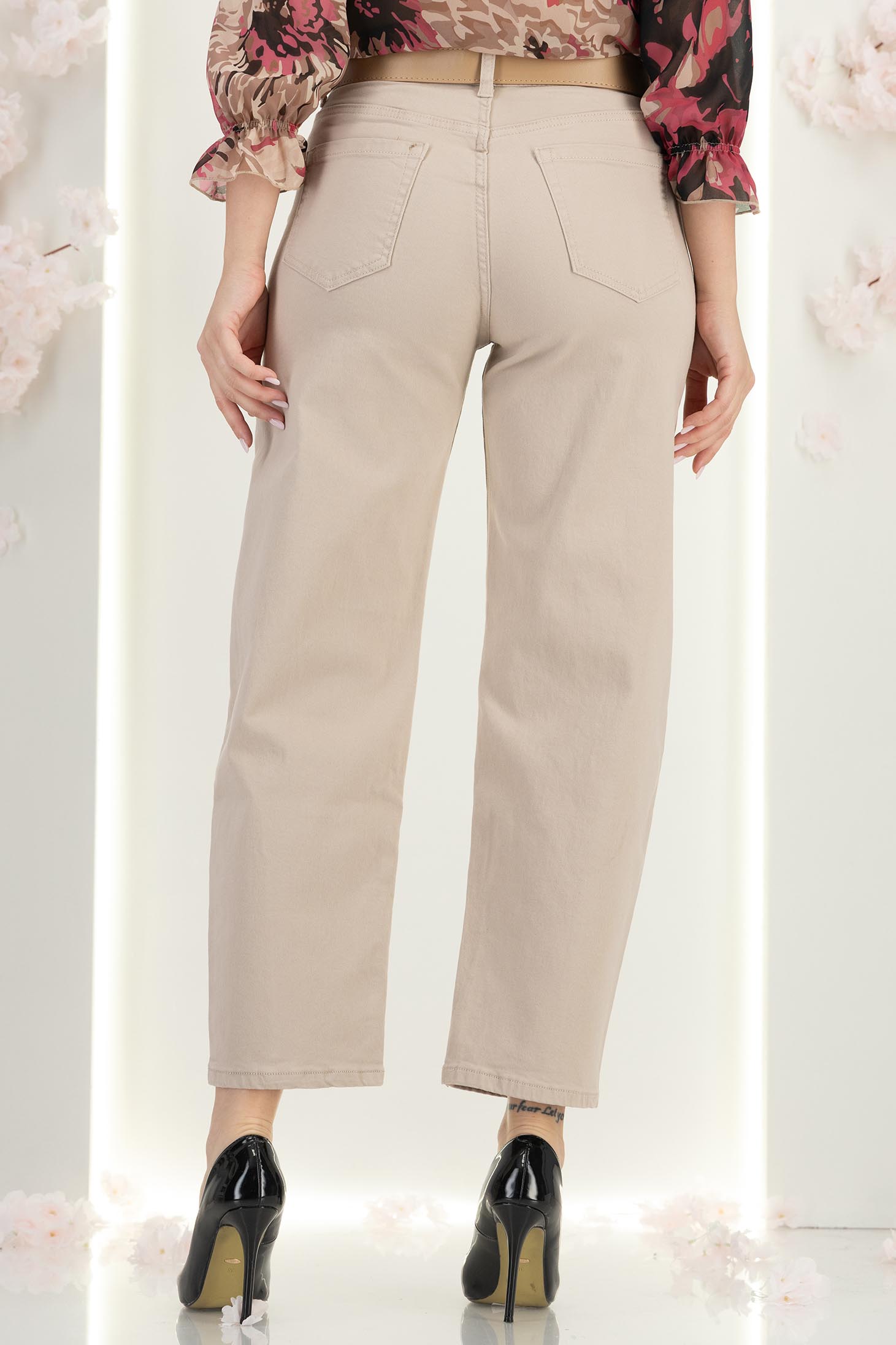 Bež ženske traperice traperice širok 5 - StarShinerS.hr