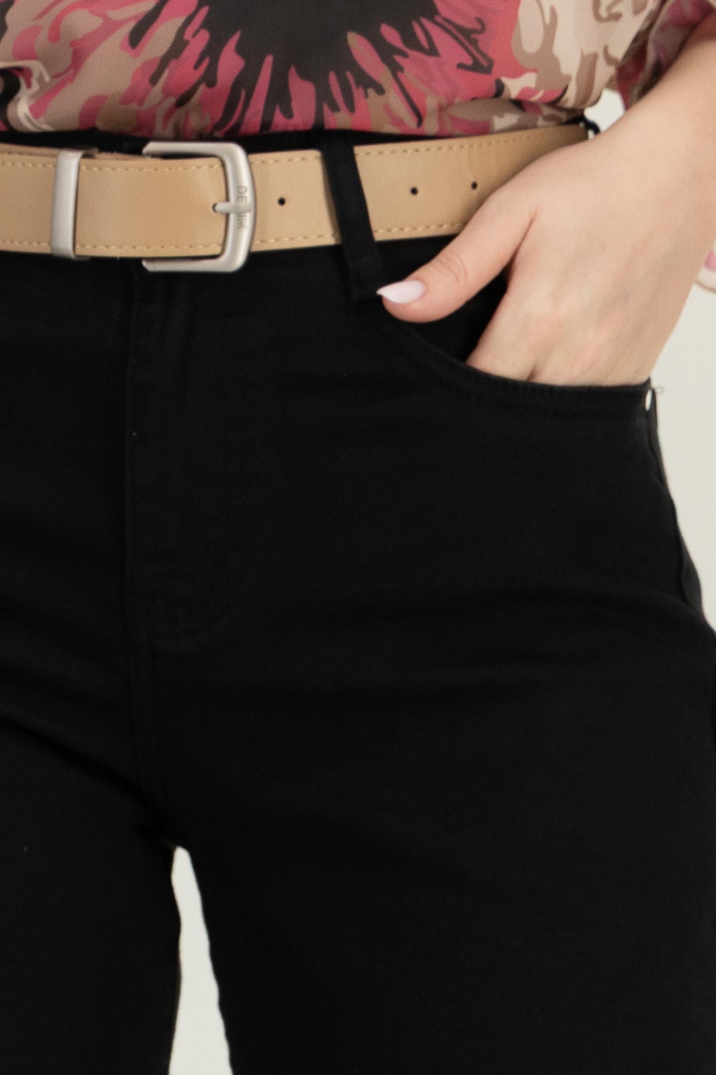 Crno ženske traperice traperice širok 6 - StarShinerS.hr