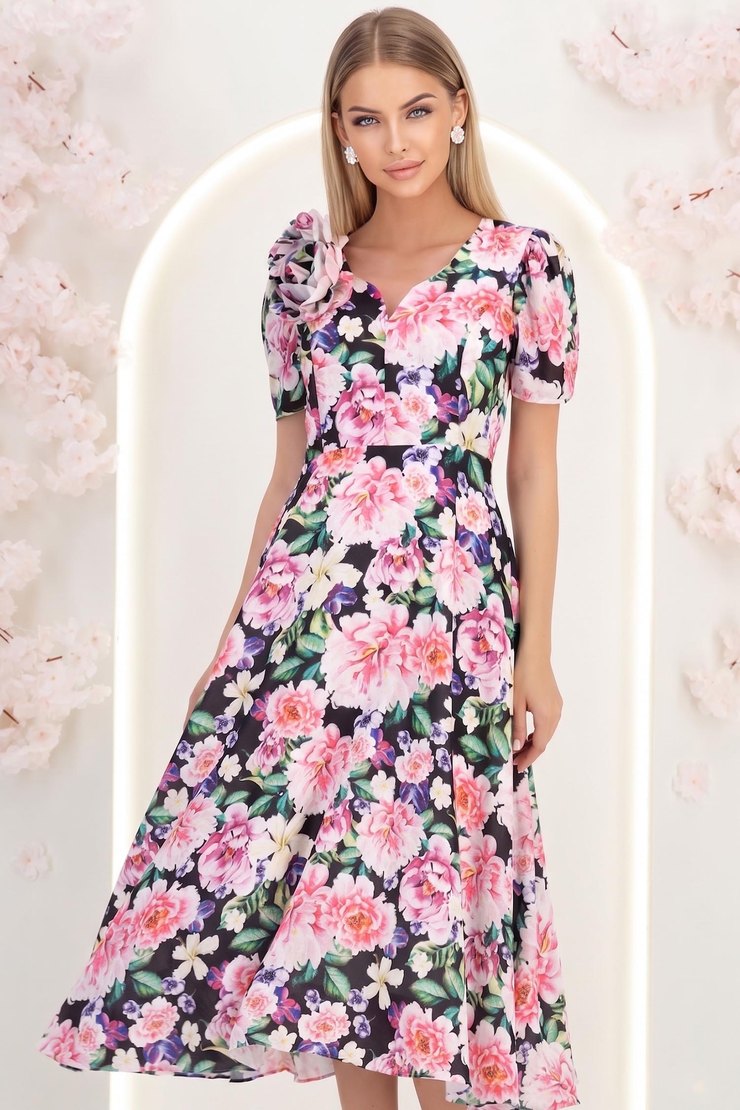 Dresses Multicolor ruha - StarShinerS muszlin midi harang