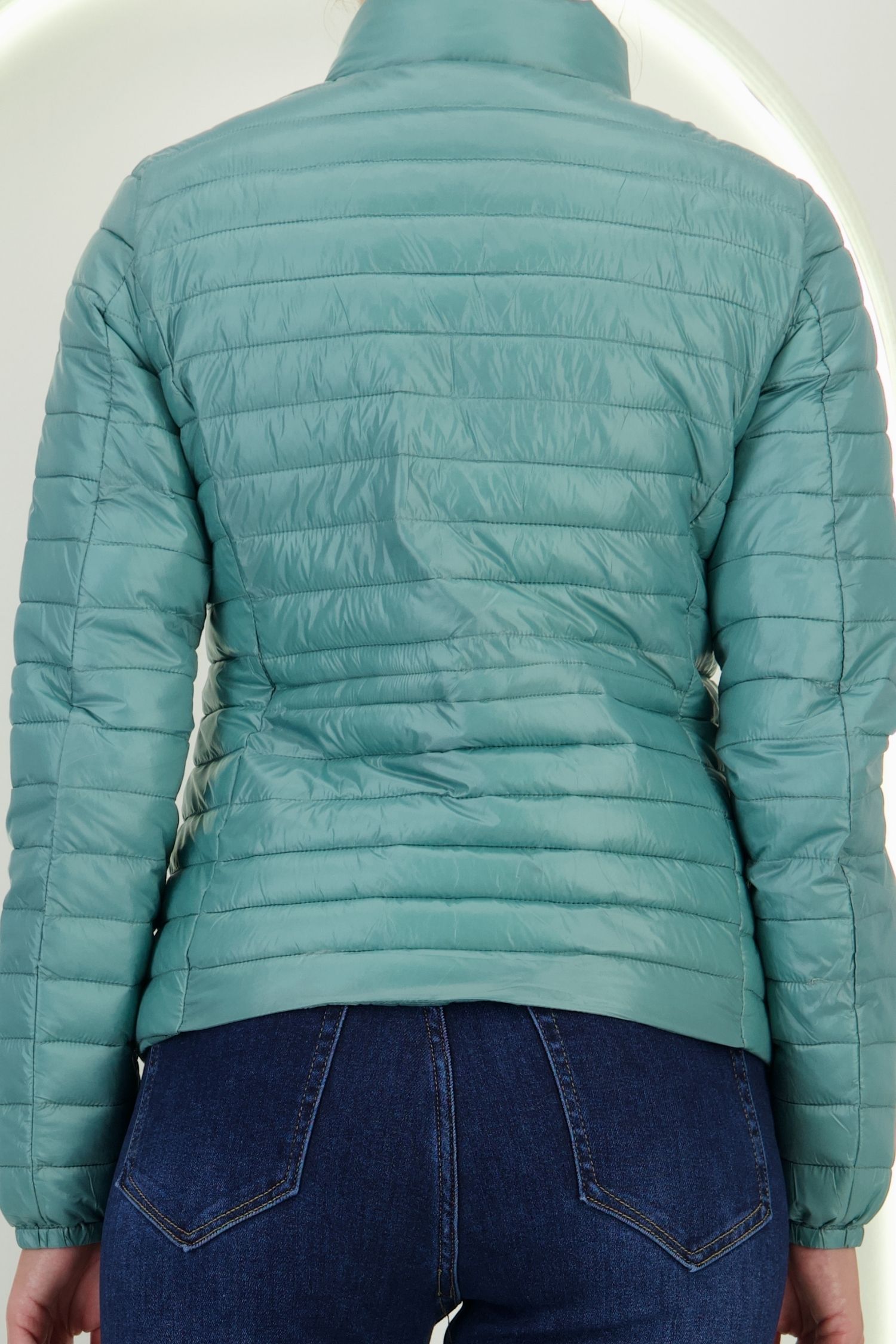 Geaca din fas subtire mint scurta cu un croi drept 5 - StarShinerS.ro