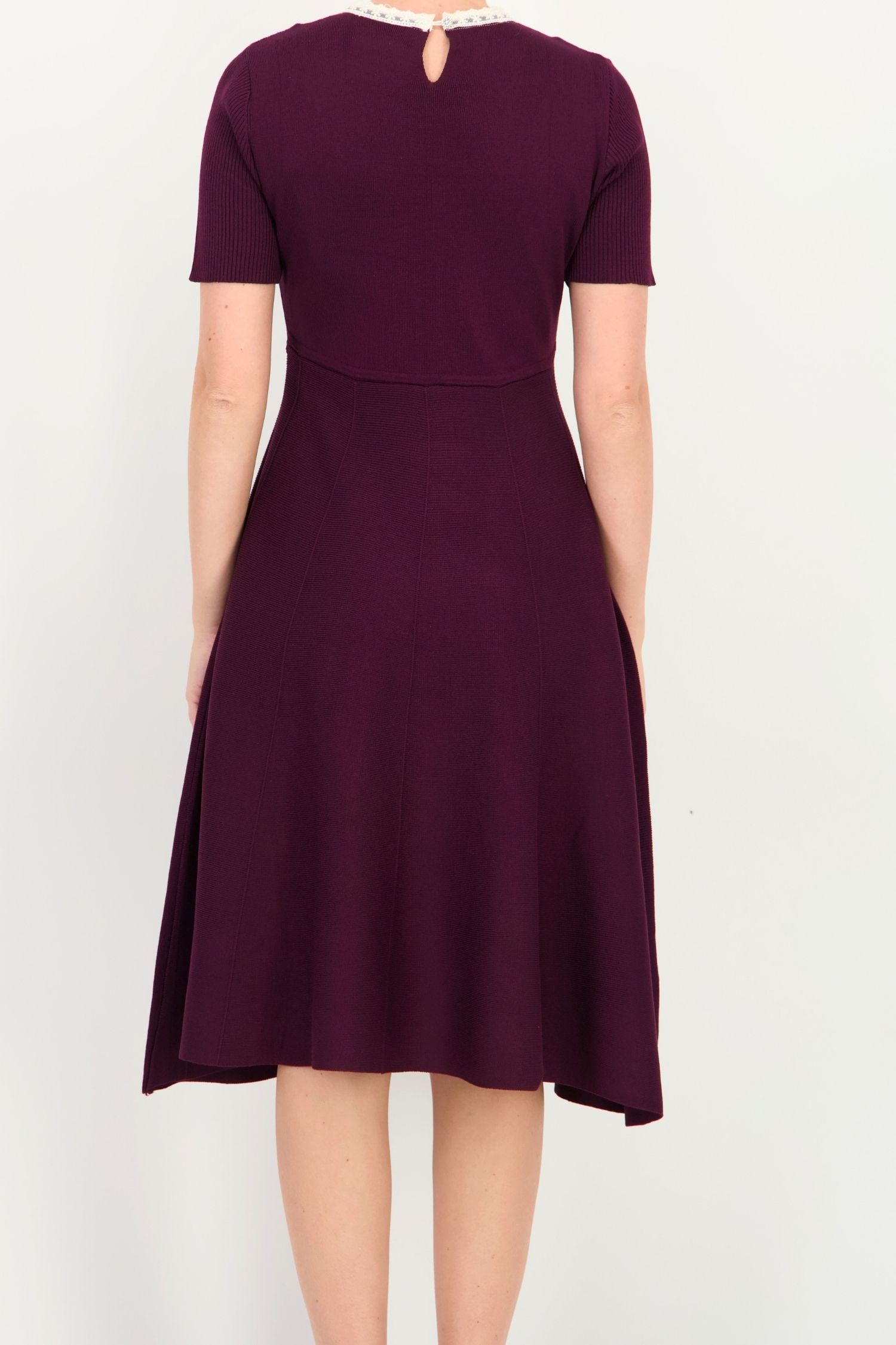 Rochie clos visinie midi maneca scurta din viscoza 5 - StarShinerS.ro