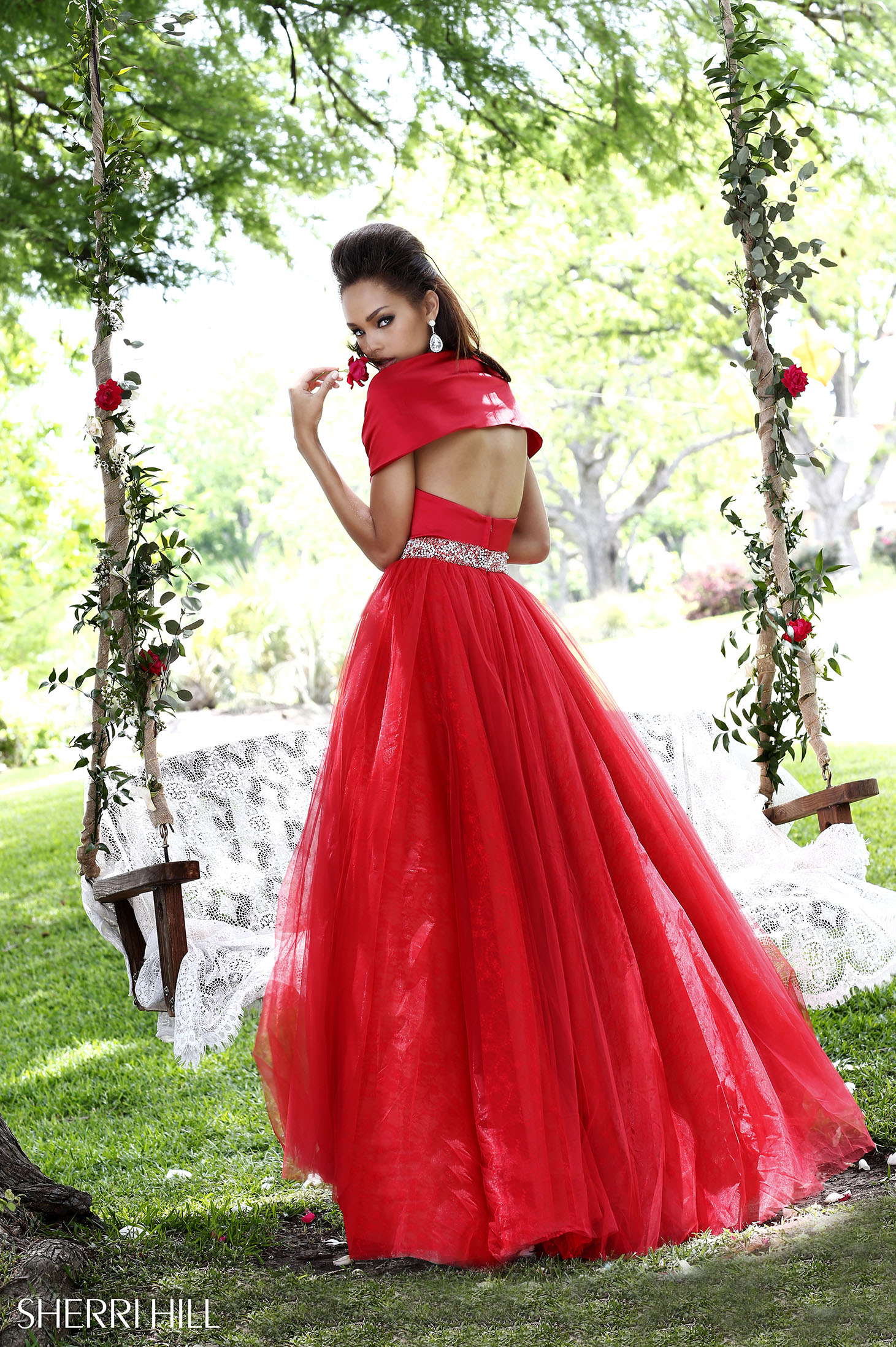 Sherri Hill 21249 Red Dress 4 - StarShinerS.com