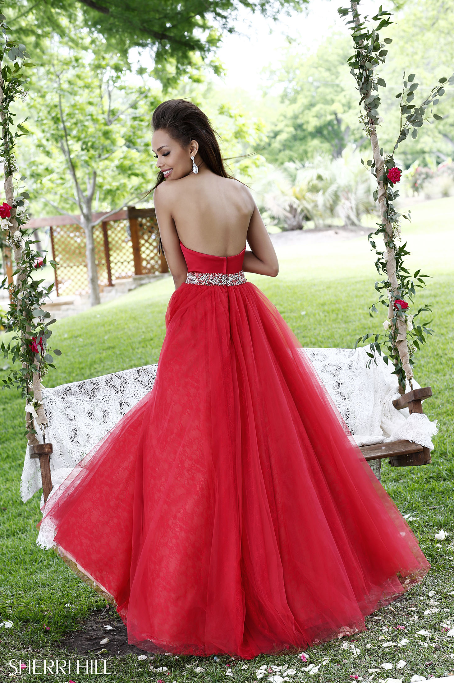 Sherri Hill 21249 Red Dress 3 - StarShinerS.com