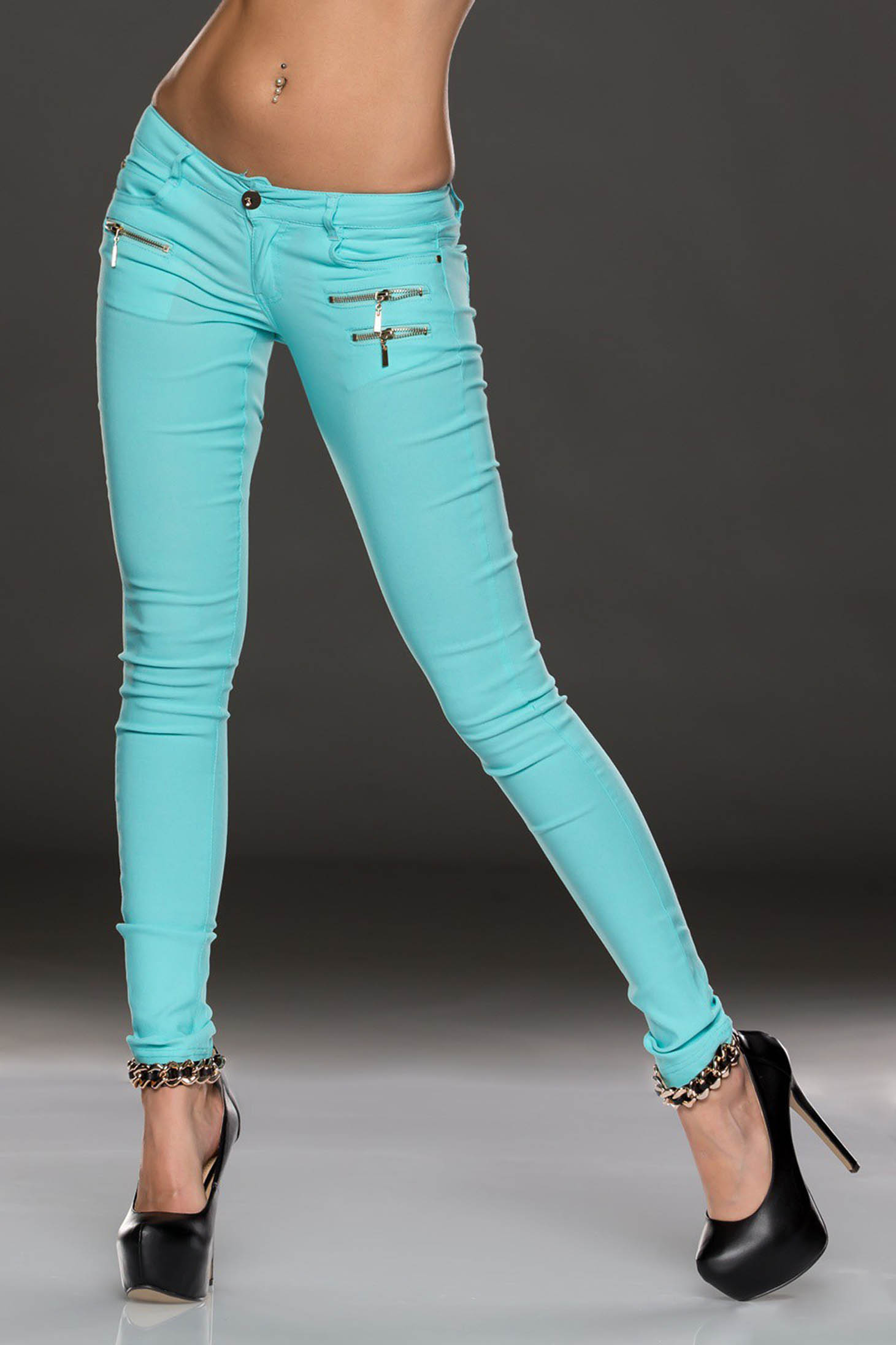 Admirable Image Turquoise Trousers